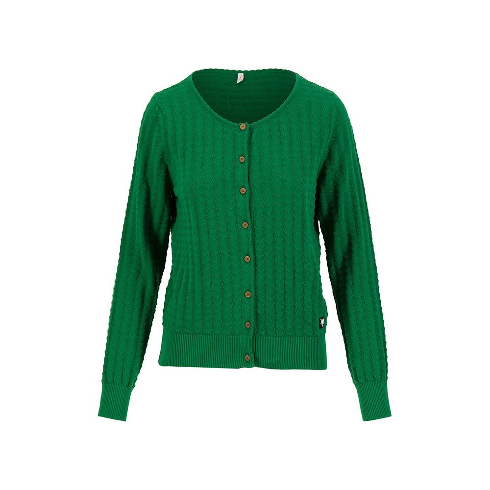 Blutsgeschwister Strickjacke Save the Brave boogie green knit günstig online kaufen