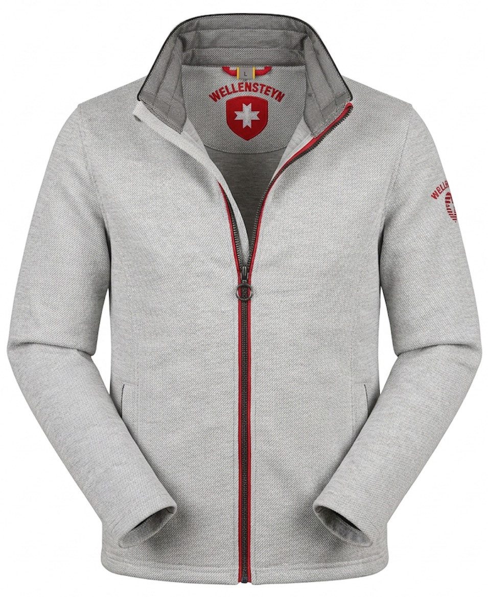 Wellensteyn Outdoorjacke WELLENSTEYN Tampa Men Lightgreymelange Red