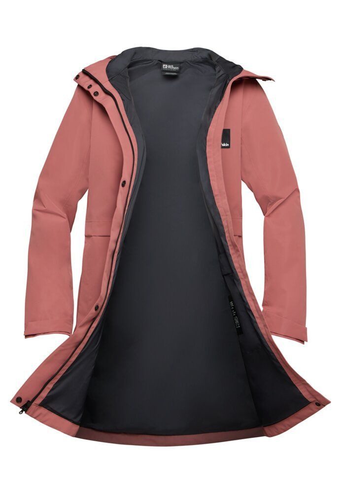 Jack Wolfskin Regenmantel Regenmantel TERRAVIEW 2L COAT