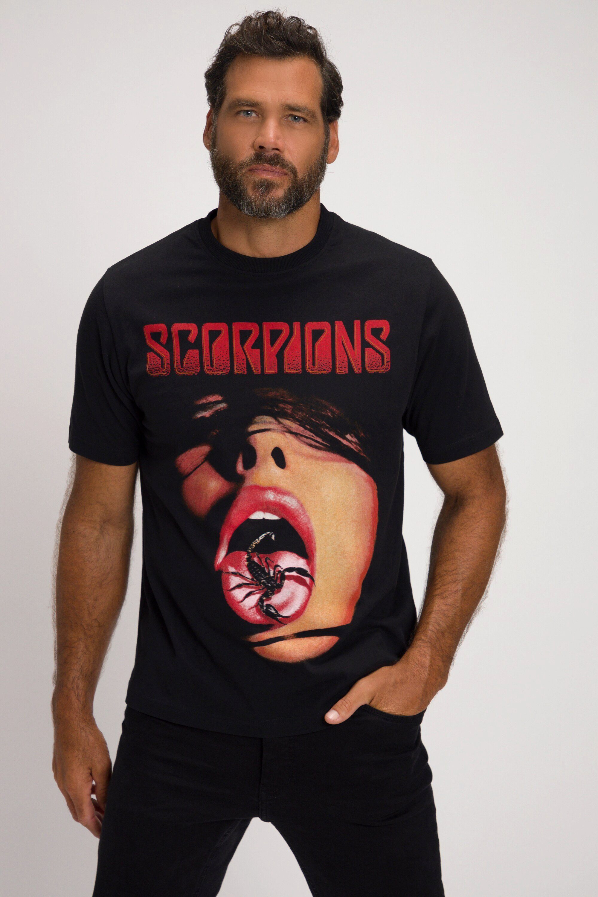 JP1880 T-Shirt T-Shirt Bandshirt Scorpions Halbarm bis 8 XL