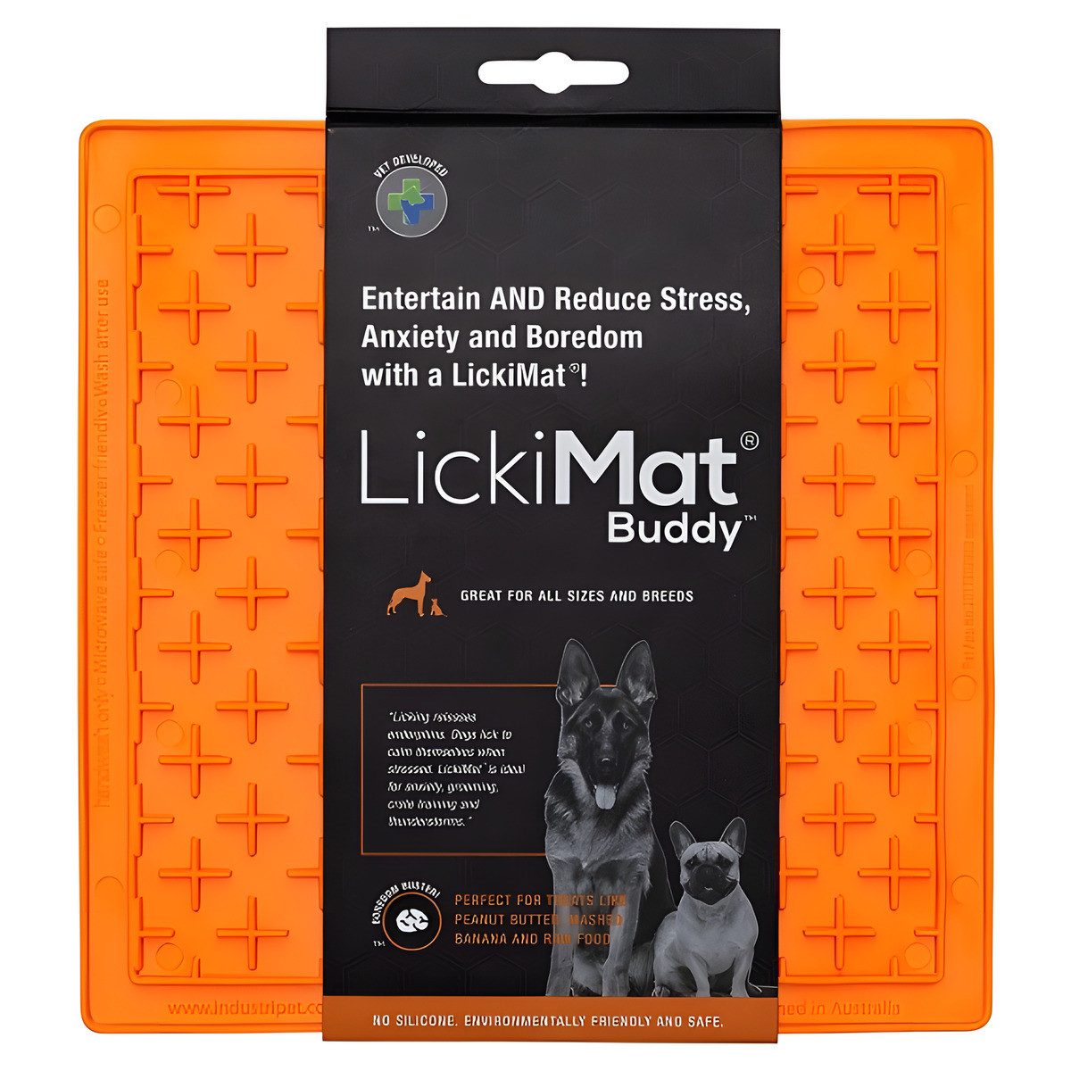 LickiMat Antischlingnapf Classic Buddy orange