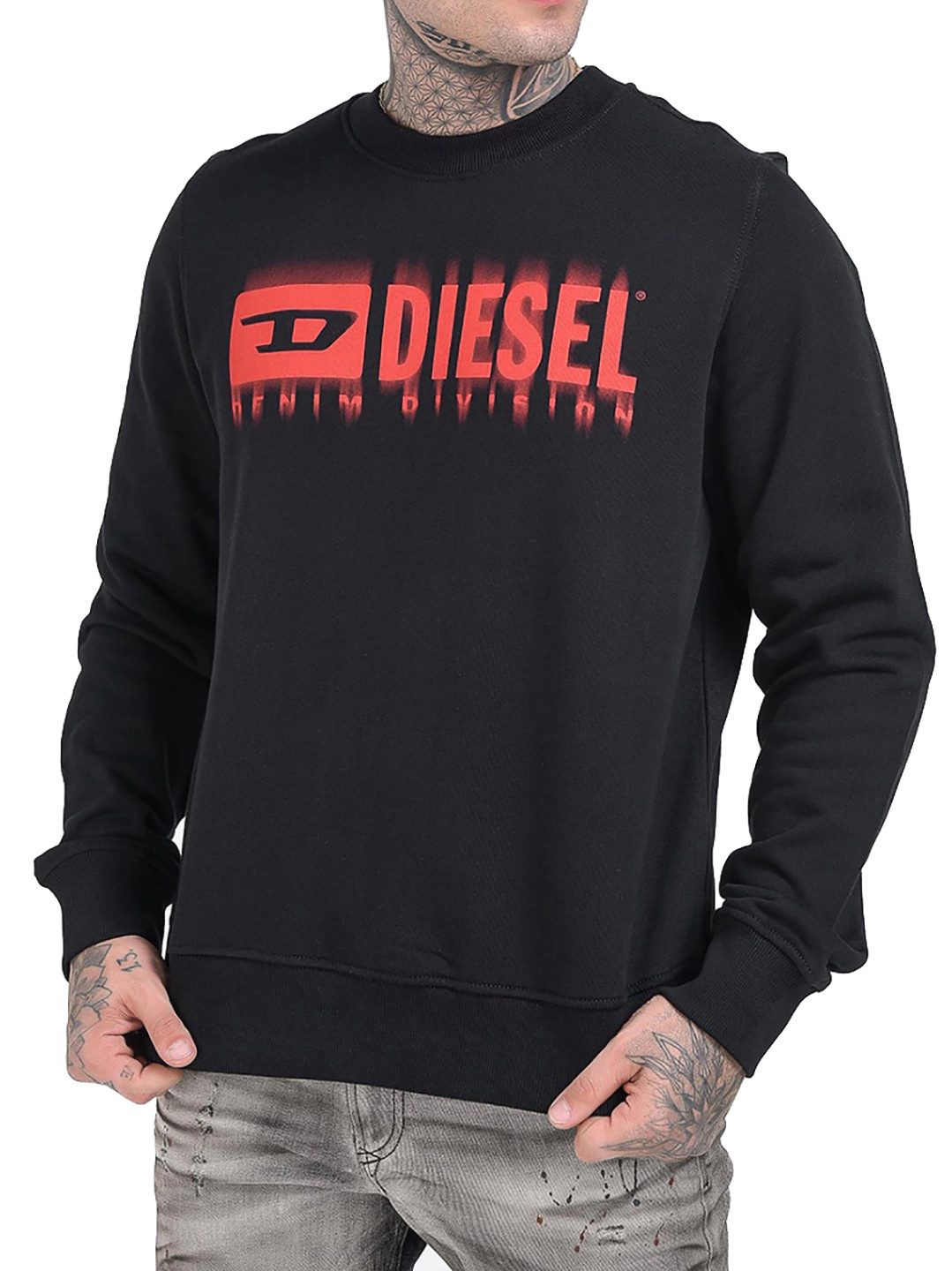 Diesel Sweatshirt Regular Fit Supersoft - S-GINN-L8 9XX