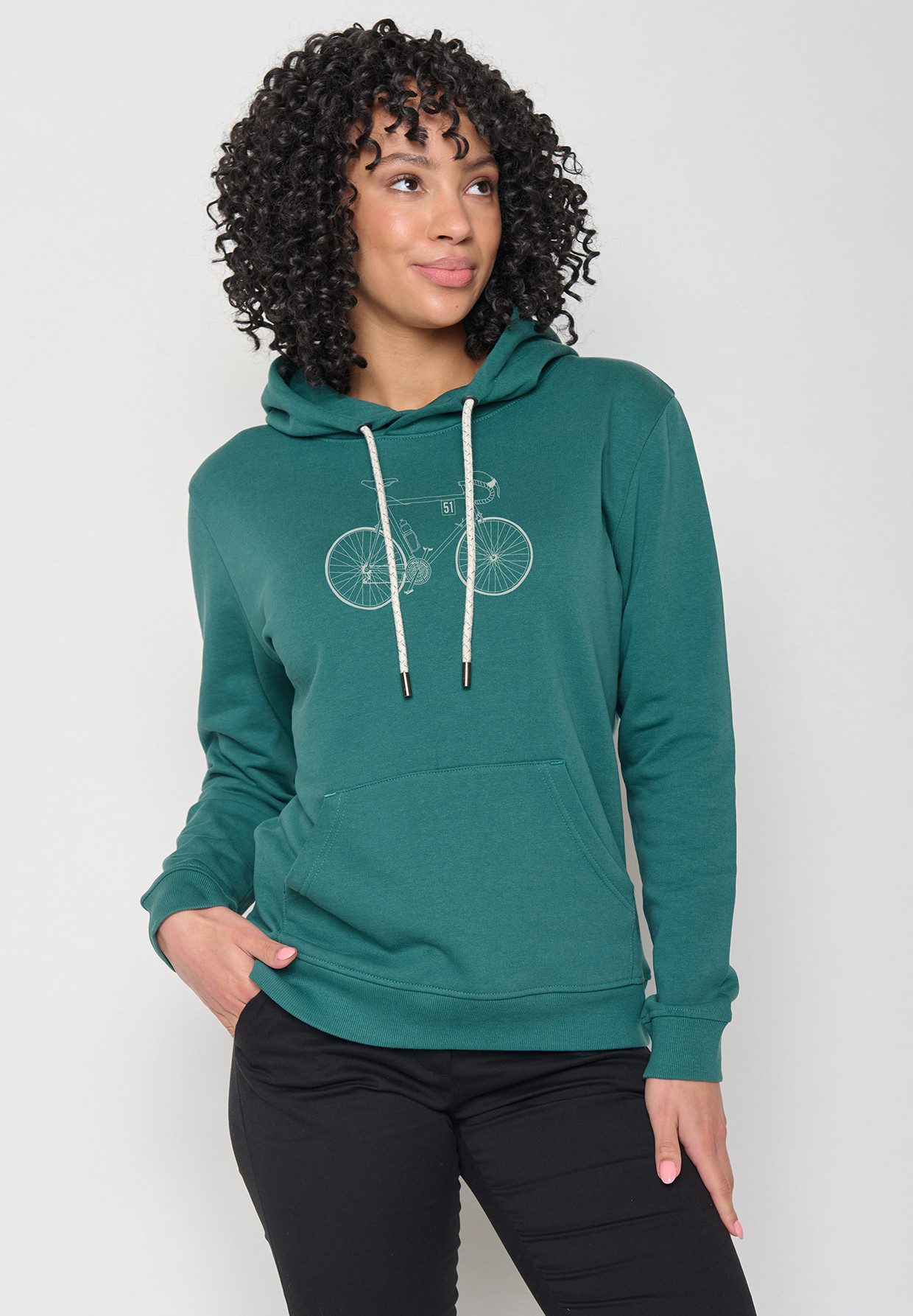 GreenBomb Hoodie Chipper Bike Classic Motiv Fahrrad (1) 100 % Bio-Baumwolle, GOTS-zertifiziert, weicher, angenehmer Stoff