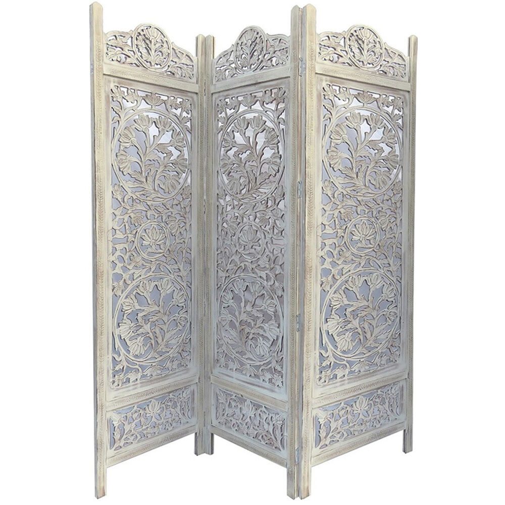 DKD Home Decor Paravent DKD Home Decor Spanische Wand MDF Mango-Holz 150x2x180 cm Raumteiler P