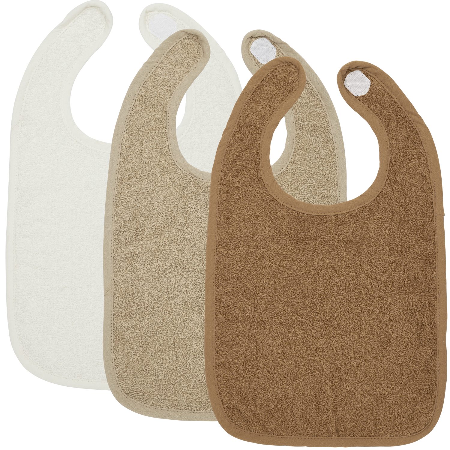 Lätzchen Offwhite/Sand/Toffee