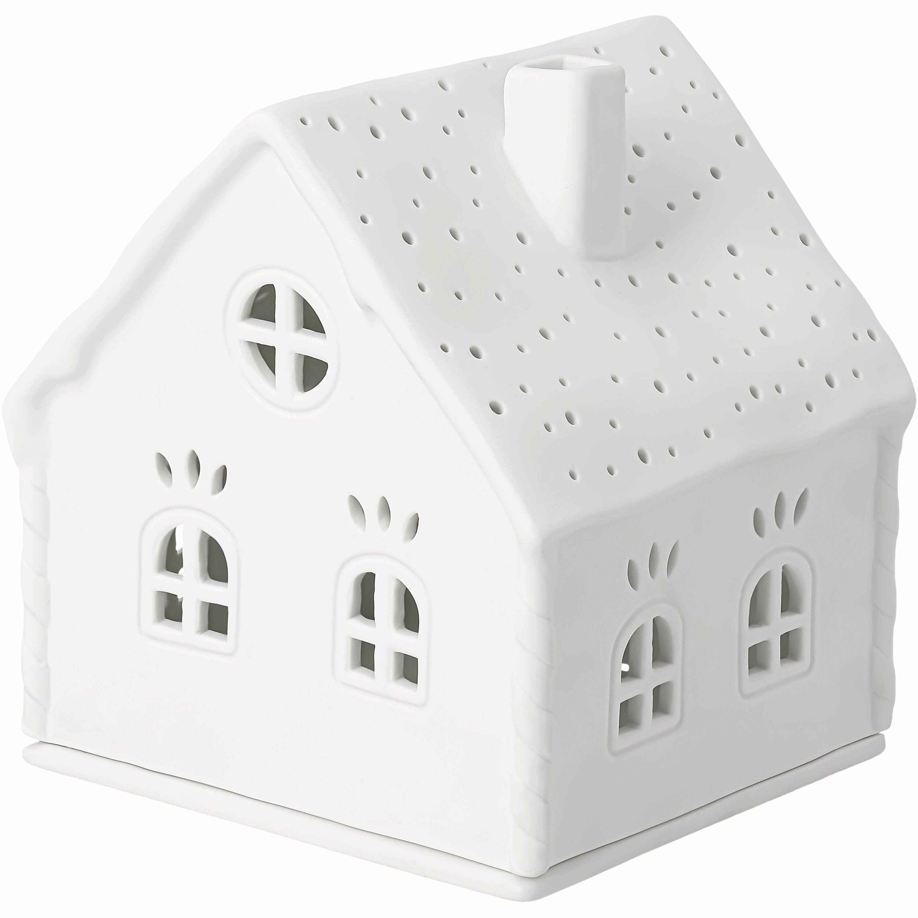 Dekoobjekt Lichthaus Zuckerstangenhaus von räder Design – Weihnachtliches Porzell