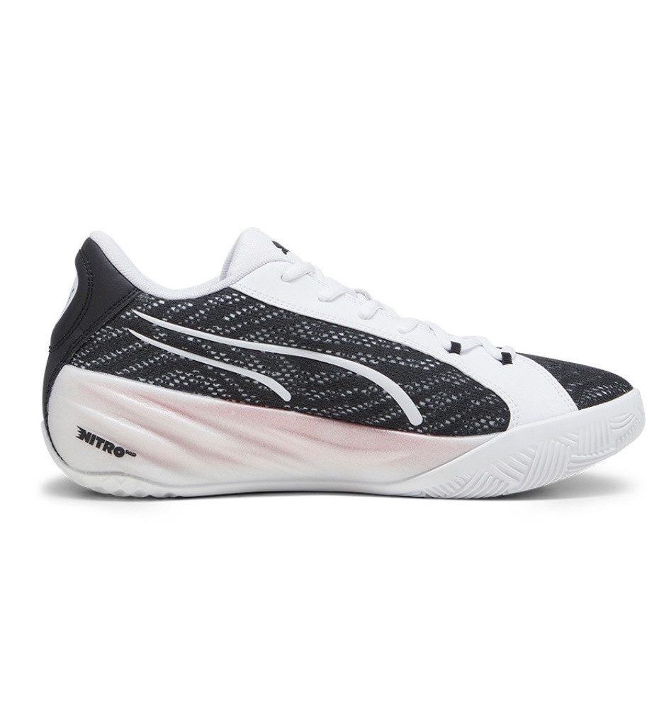 PUMA Hallen-Indoorschuhe All-Pro Nitro schwarz/weiss Herren Badmintonschuh