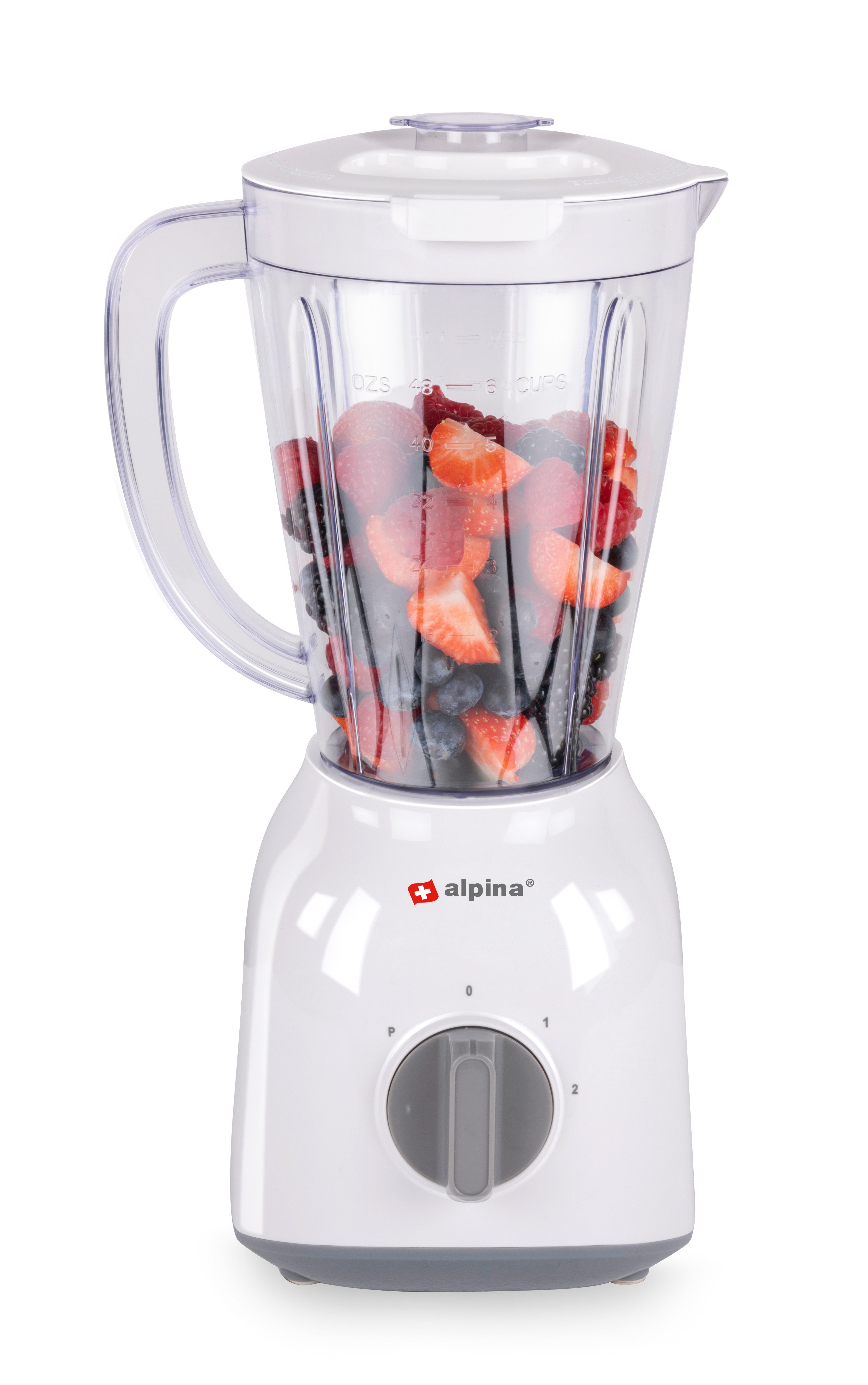 Alpina Standmixer alpina Blender 1,5L 400W Weiß