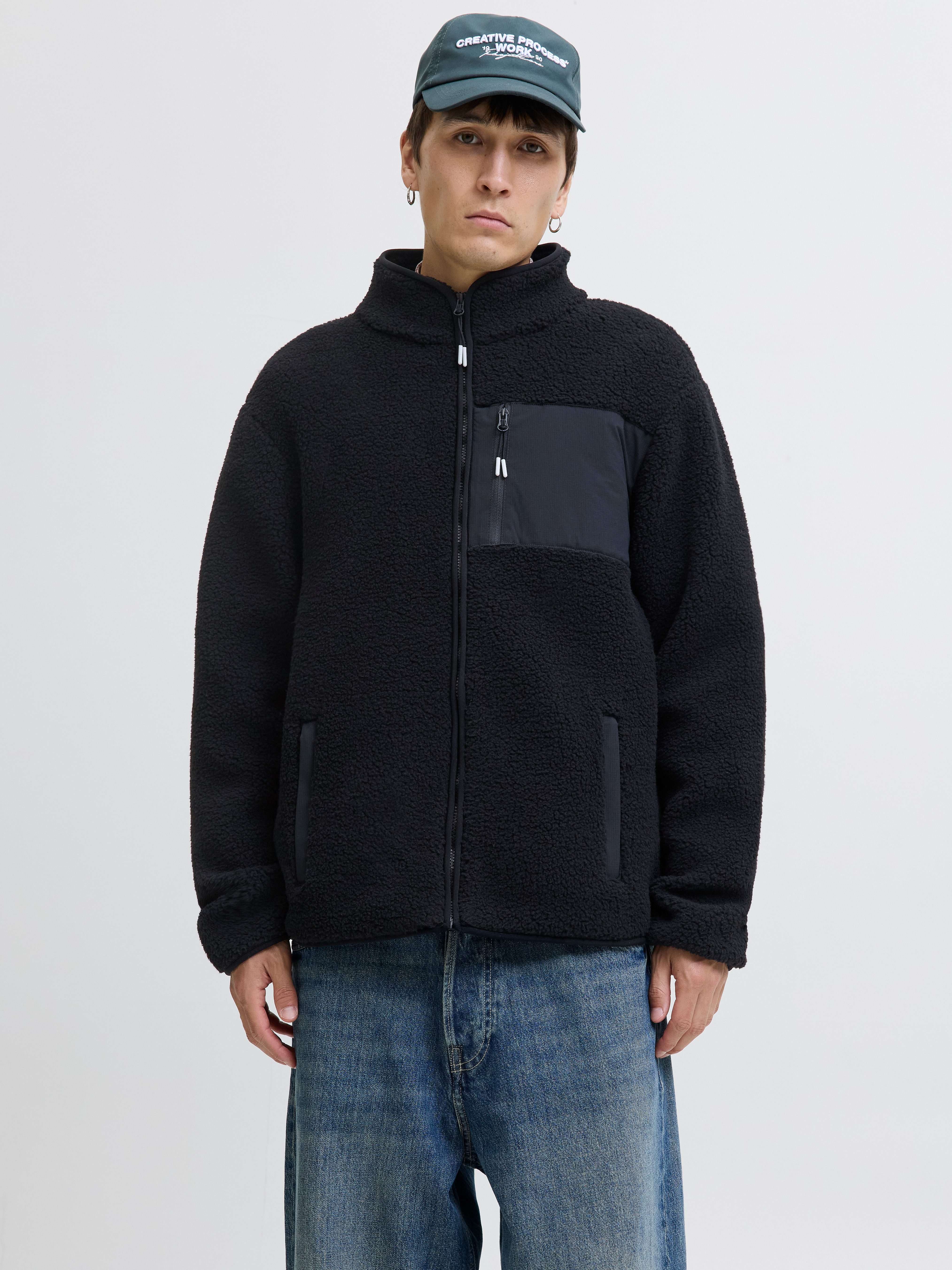 Jack & Jones Fleecejacke JJTHATCHER FLEECE JACKET günstig online kaufen
