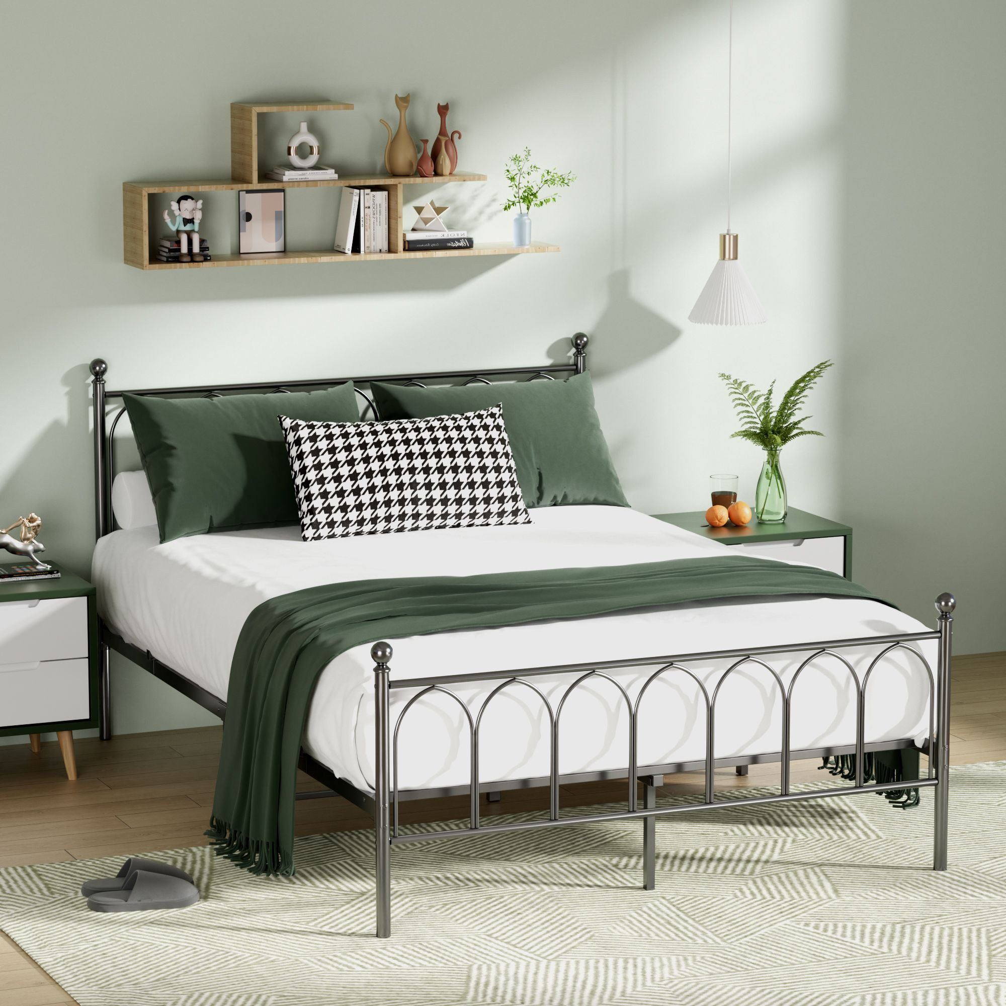 STILVORA Metallbett Metallbett 140x200 Bettgestell mit günstig online kaufen