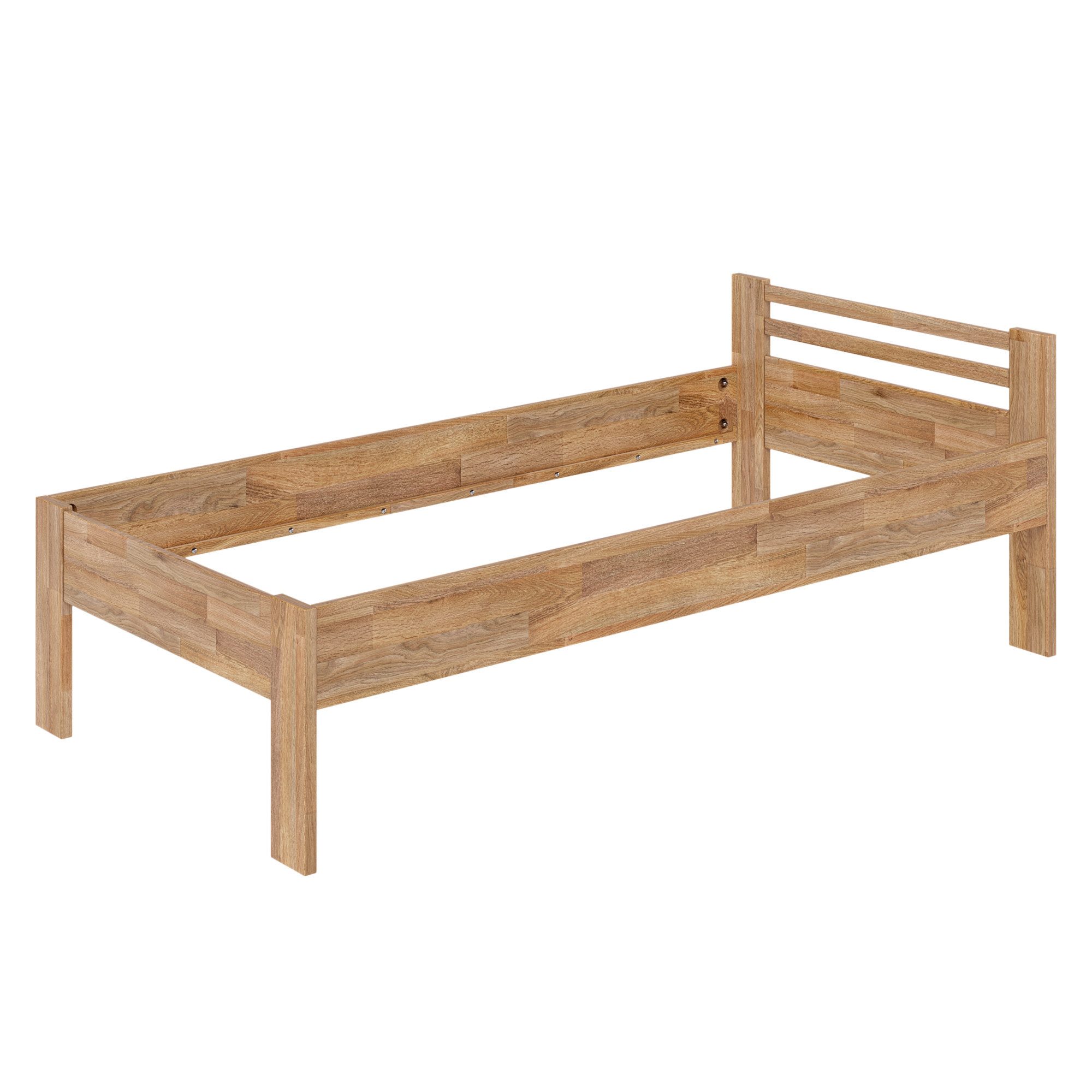 skølm Massivholzbett Fenrir, Seniorenbett mit Komforthöhe 51 cm (90x200 cm) günstig online kaufen