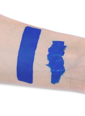 Maskworld Theaterschminke aqua make-up blau Hawaii Wasserschminke, Hochwertige blaue Wasserschminke mit 12 Gramm Inhalt