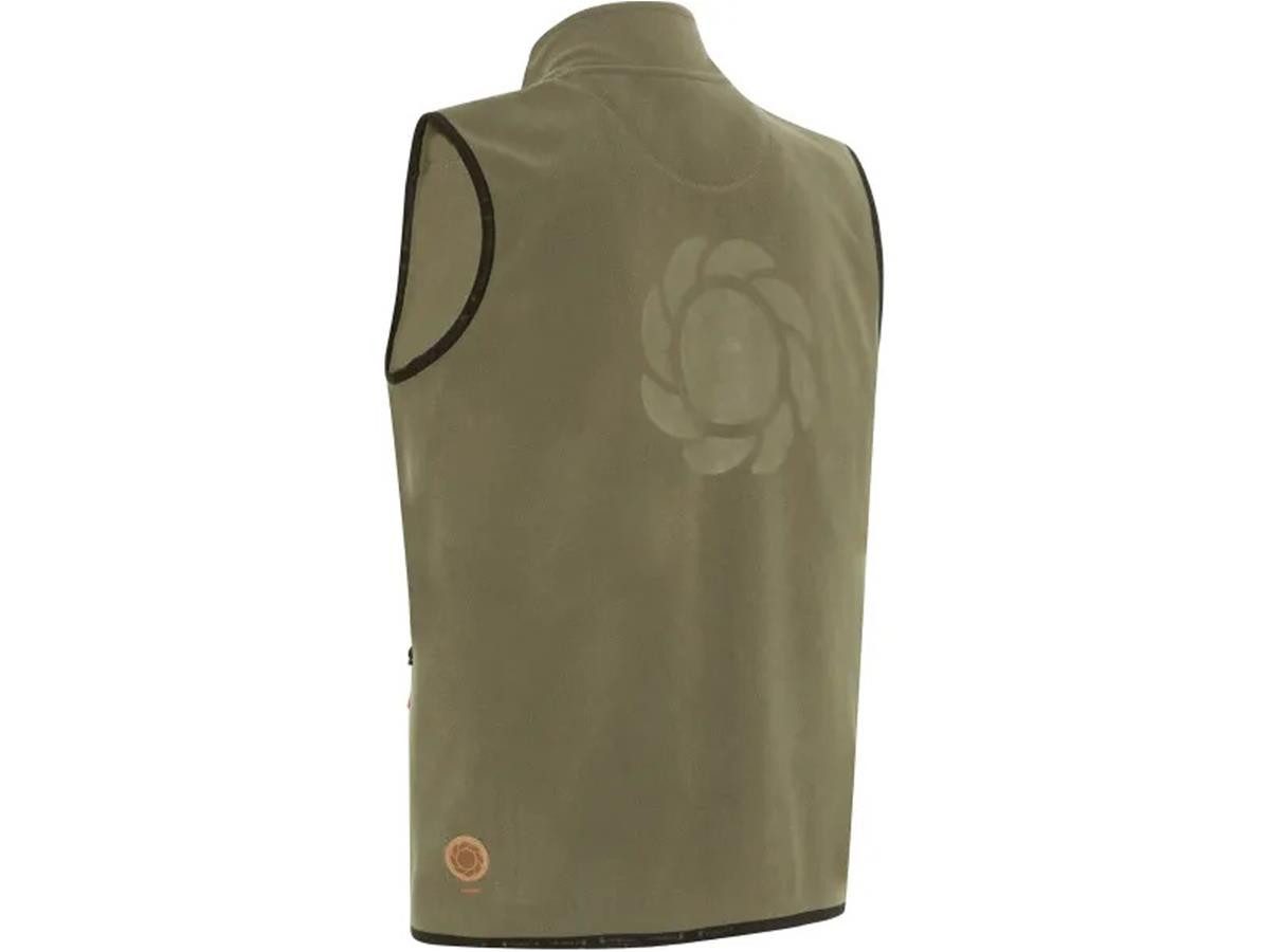 GARDENA Fleeceweste Herren Weste aus Soft Fleece dezentes Ton-in-Ton Gardena Logo auf der Rückseite, 100% Polyester – Bild 4 von 4