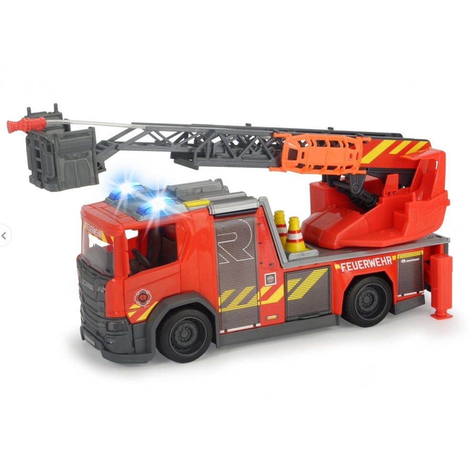 Dickie Toys Spielzeug-Polizei 203716017 Scania Drehleiter günstig online kaufen