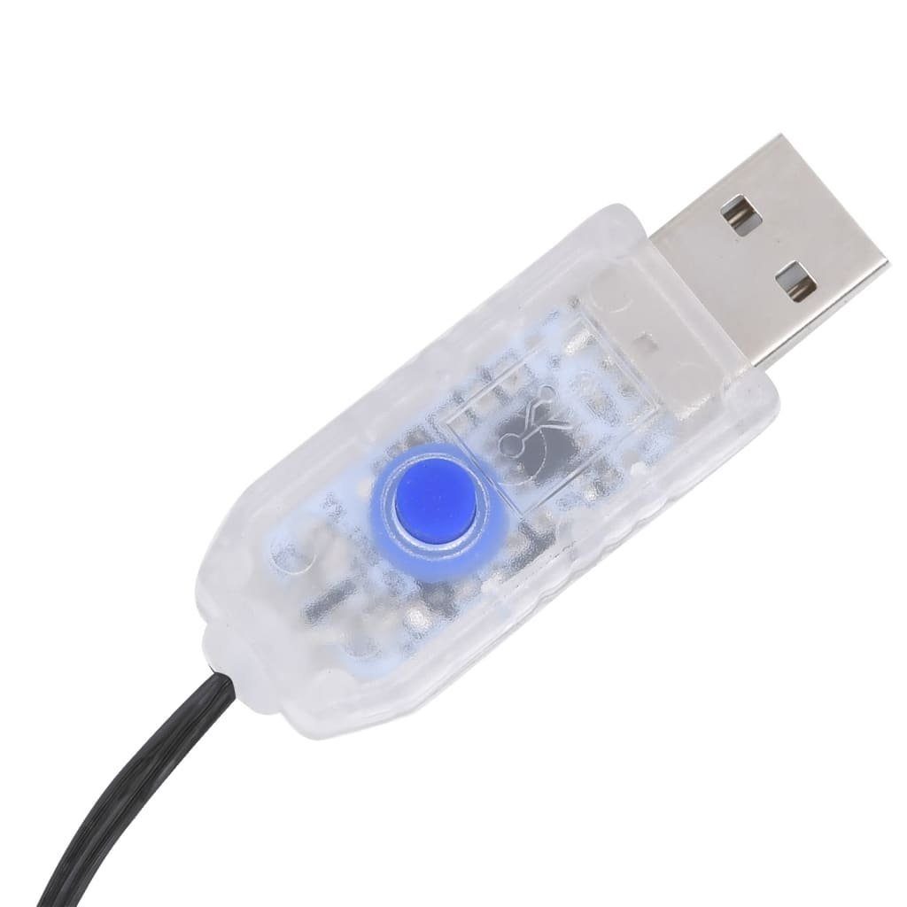 cm Blau LEDs Lichterkette vidaXL Weihnachtsbaum-Lichternetz 150 mit 150