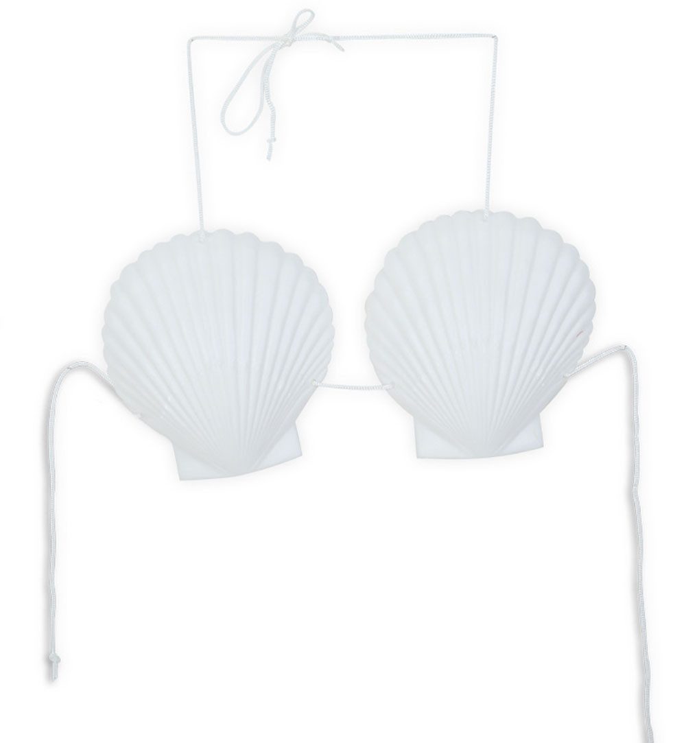 Fries Hawaii-Kostüm Hawaii Set, 3-tlg Bastrock, BH, Kette Rock ca. 46 cm Länge