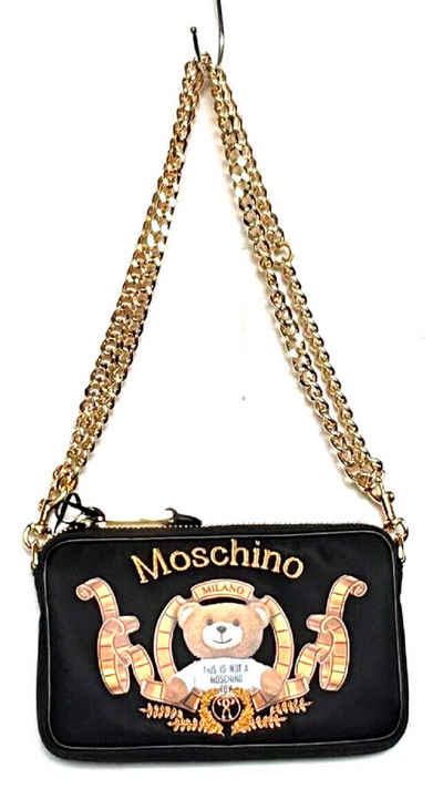 Moschino Umhängetasche Moschino Umhängetasche, Crossbody Bag / Schultertasche, Clutch, Gold Kette