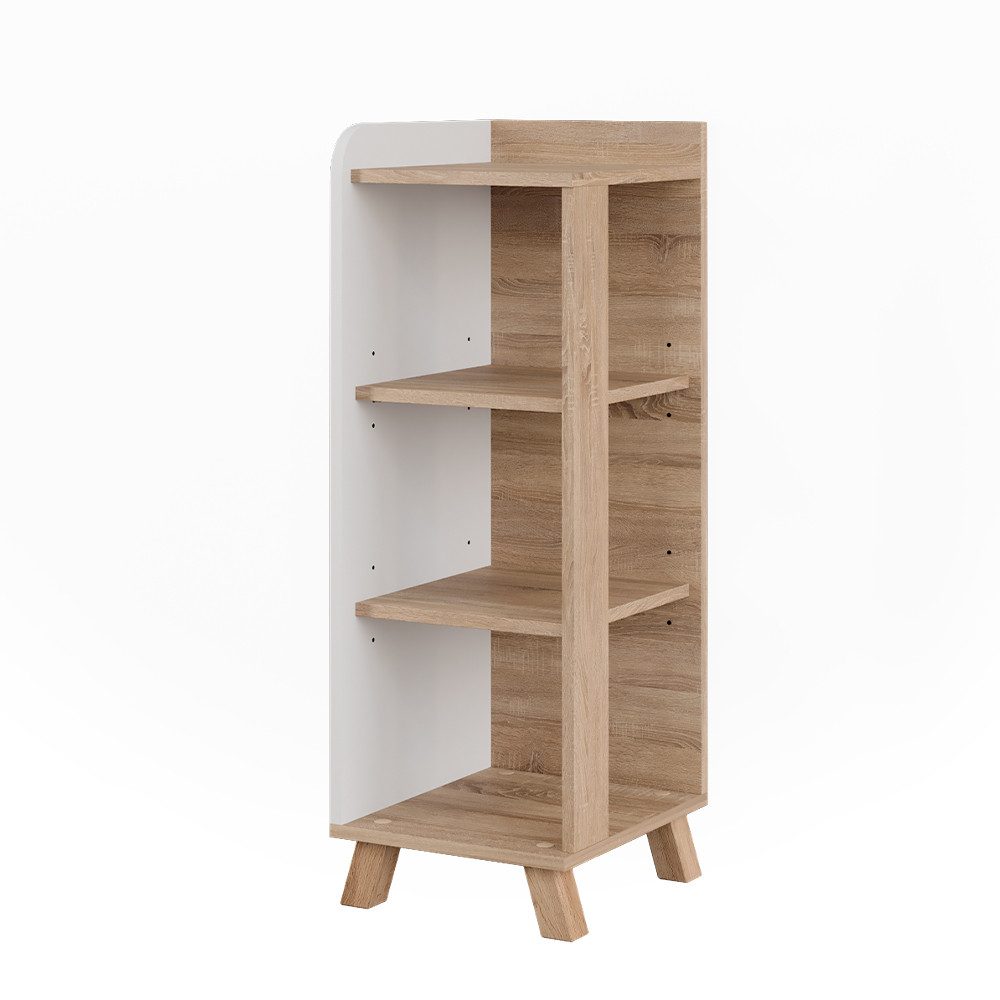 Vicco Midischrank Karen, Sonoma/Weiß, 30 x günstig online kaufen