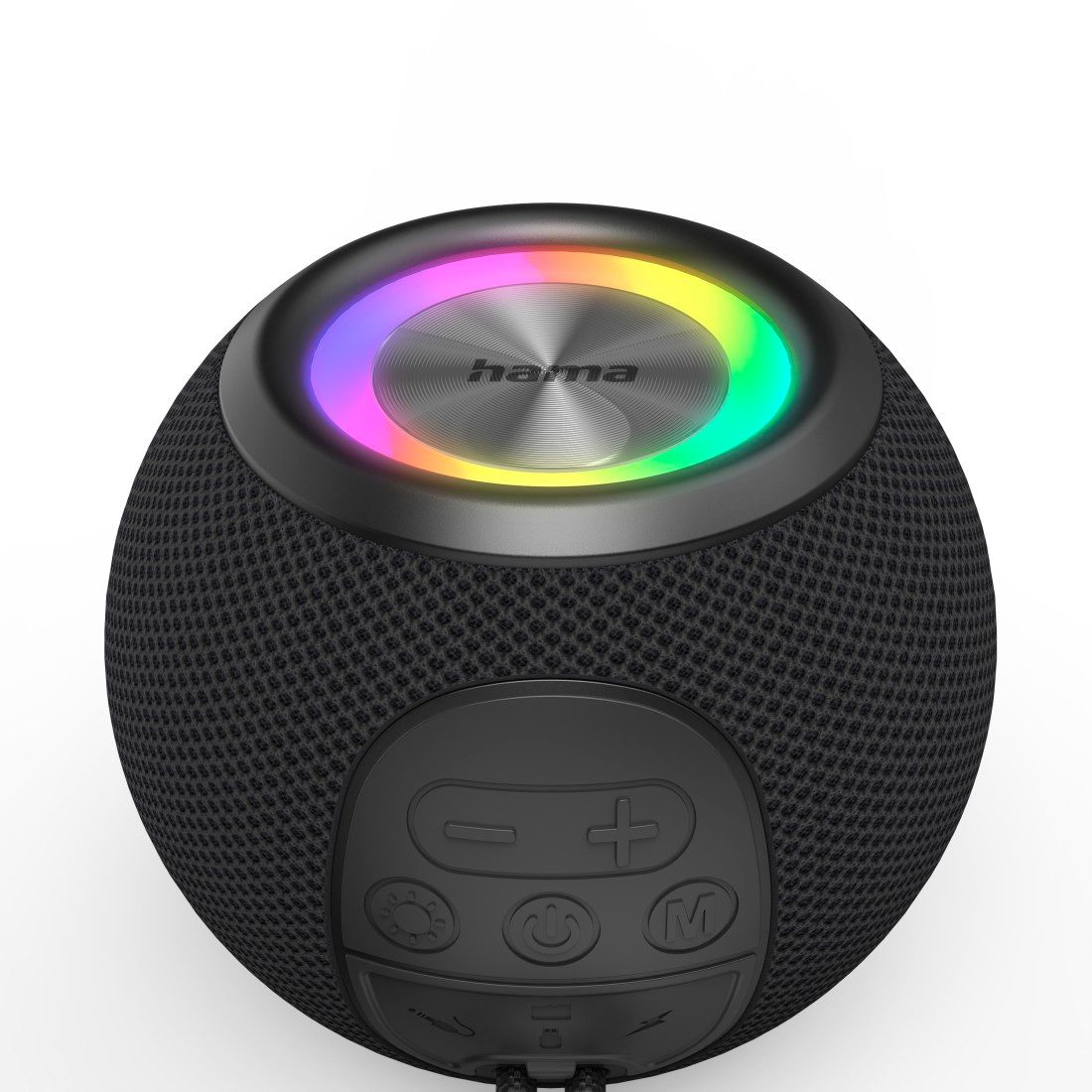 Hama Bluetooth®-Lautsprecher "Ball Shape Speaker", 5 Licht-Modi, 5W Bluetooth-Lautsprecher (Integrierte Freisprecheinrichtung)