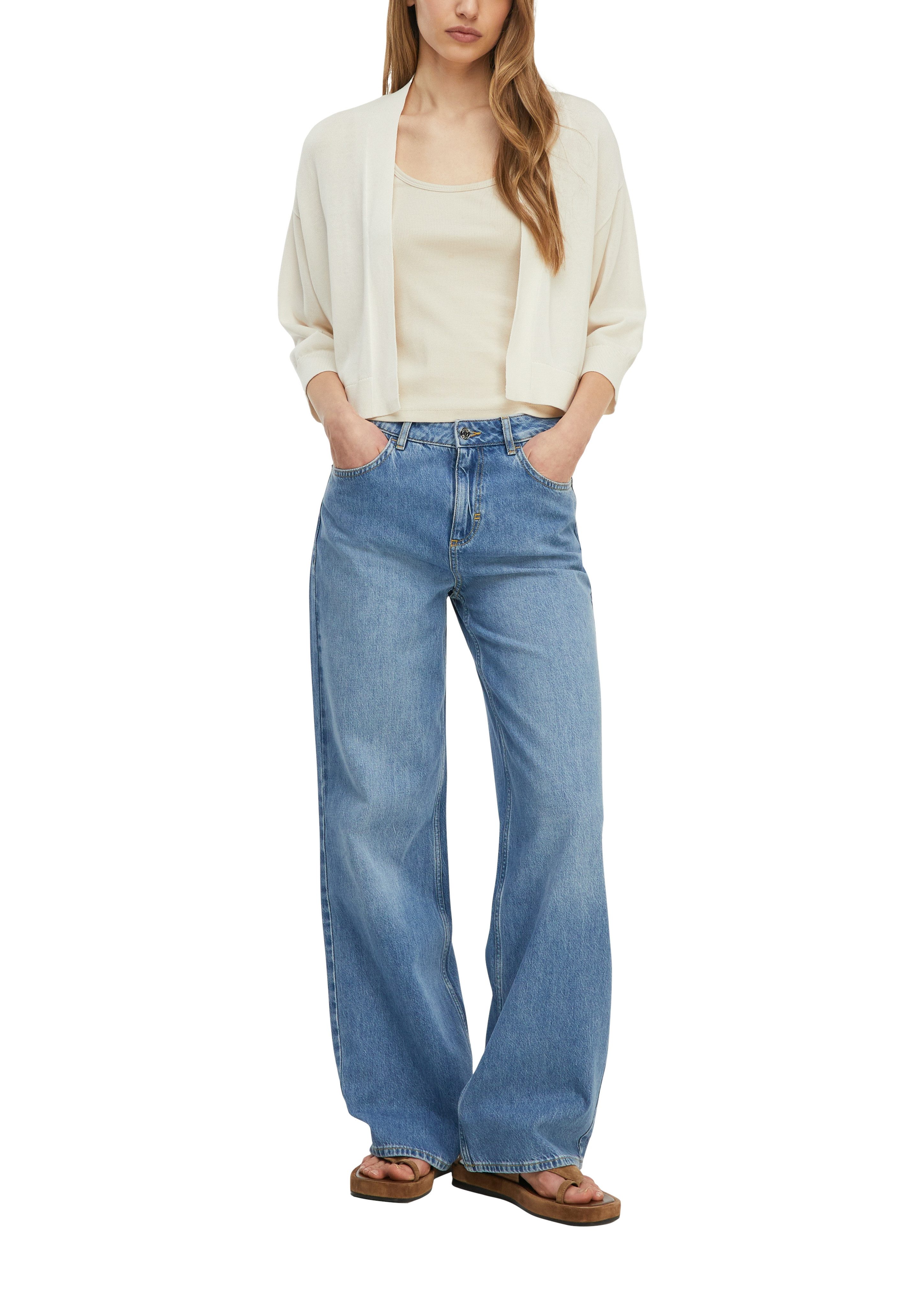 comma Strickjacke mit Bündchen