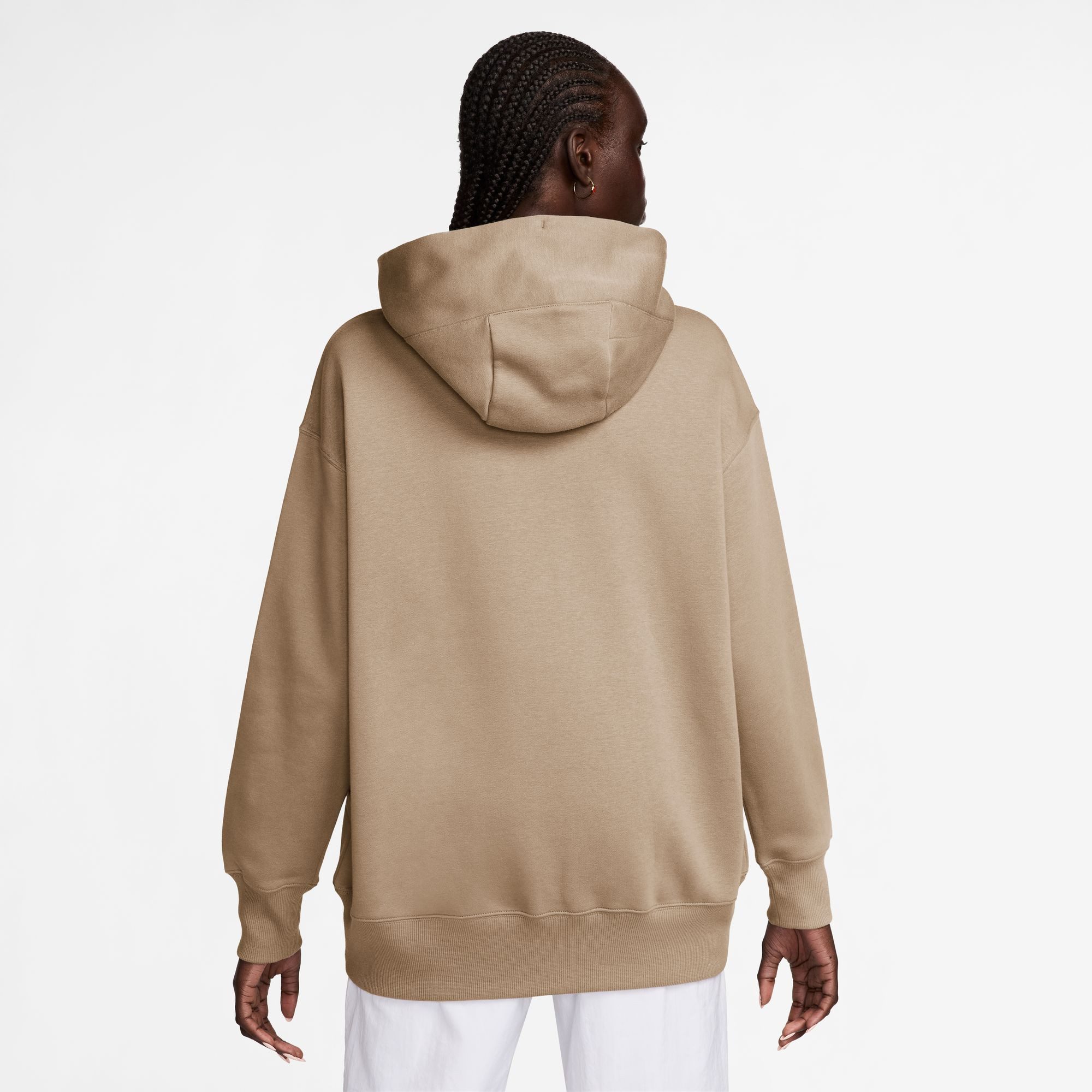 Nike Sportswear Kapuzensweatshirt W NSW PHNX FLC OS PO HOODIE mit Rundhalsausschnitt, Oversize Passform, sportlicher Stil