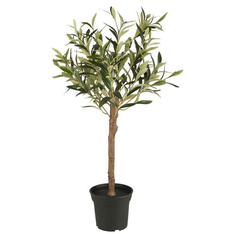 Kunstpflanze Olivenbaum Topf, Ib Laursen, Höhe 75 cm