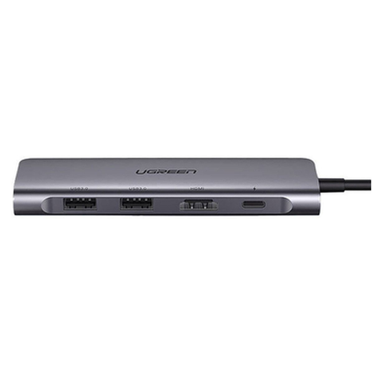 UGREEN Ugreen CM195 6in1 Adapter USB-C HDMI 2x USB-A 3.0USB-C PD KFZ-Adapter