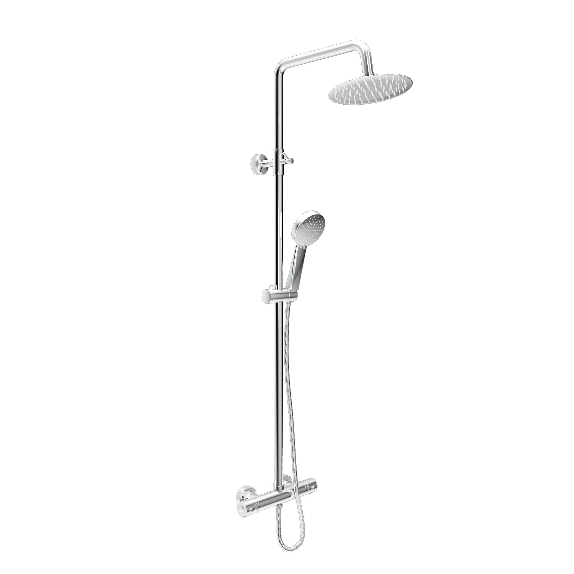 AcquaVapore Duscharmatur Duscharmatur, Thermostat-Duschsystem DA01 Chrom