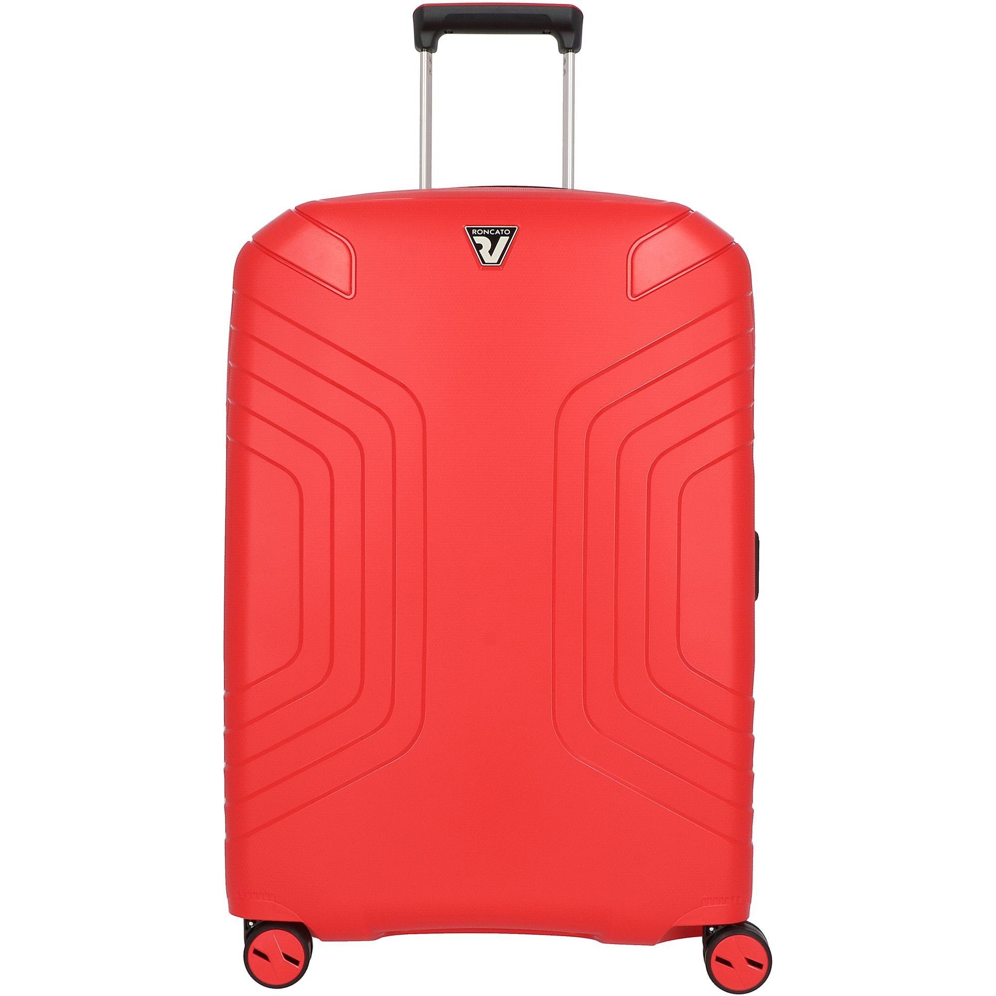 Rollen, RONCATO 4 rosso Ypsilon, Hartschalen-Trolley Polypropylen