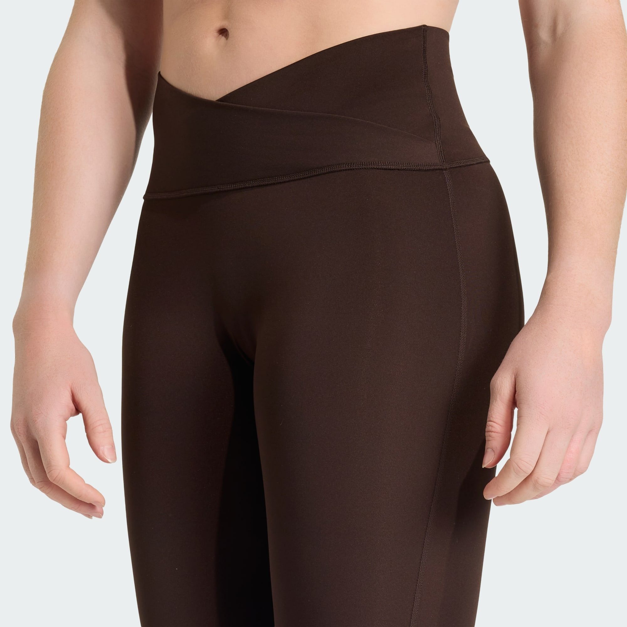 adidas Performance Leggings 3-STREIFEN STUDIO ALL ME FLARE X-OVER LEGGINGS (1-tlg)
