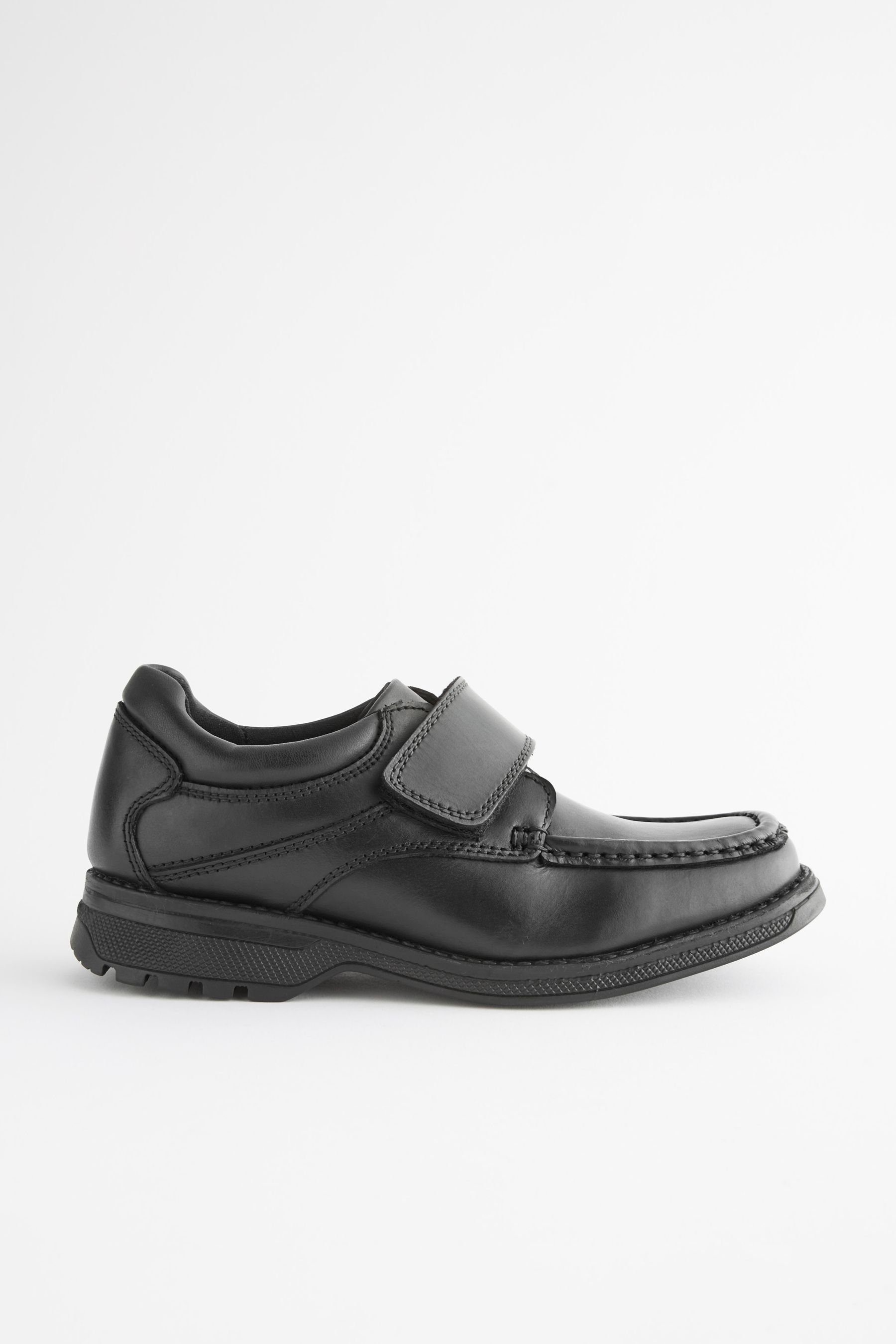 Lederschuhe mit Klettverschluss für die Schule Klettschuh