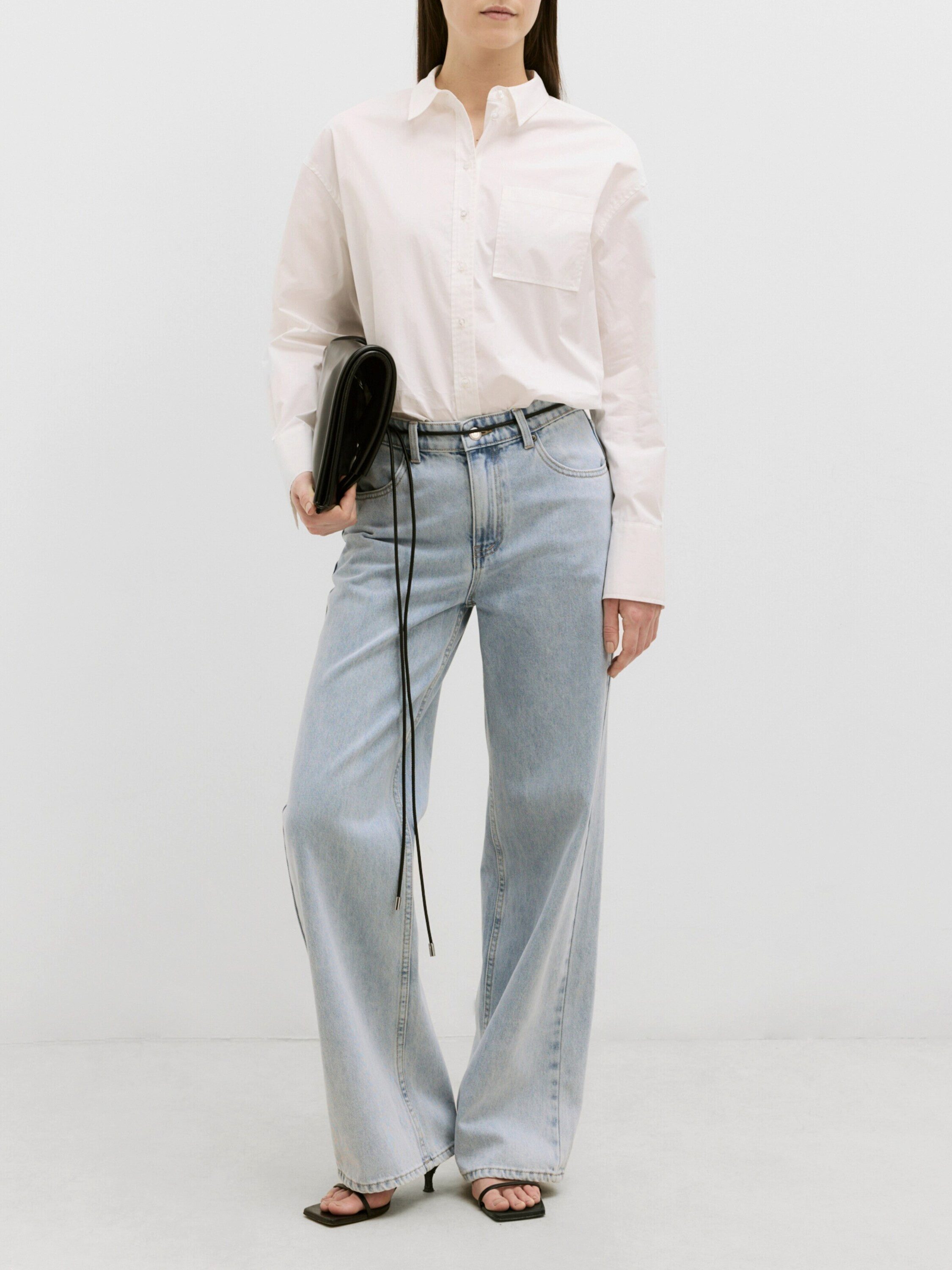 EDITED Weite Jeans Maleah (1-tlg) Plain/ohne Details