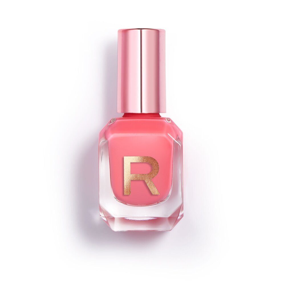 Makeup Revolution High Gloss Nagellack – Farbe 'Buff', Mit Avocadoöl, Vegan, Tierversuchsfrei – Hochglänzendes Finish