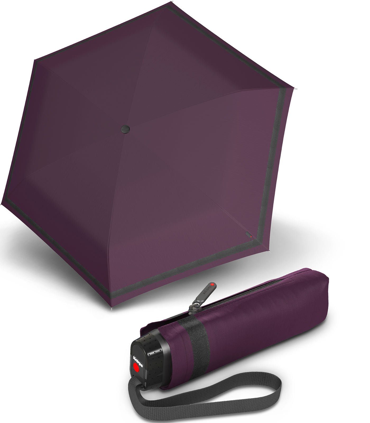 lila Solids, Super-Mini-Schirm Slim TS.010 Taschenregenschirm und super leicht Knirps® - klein