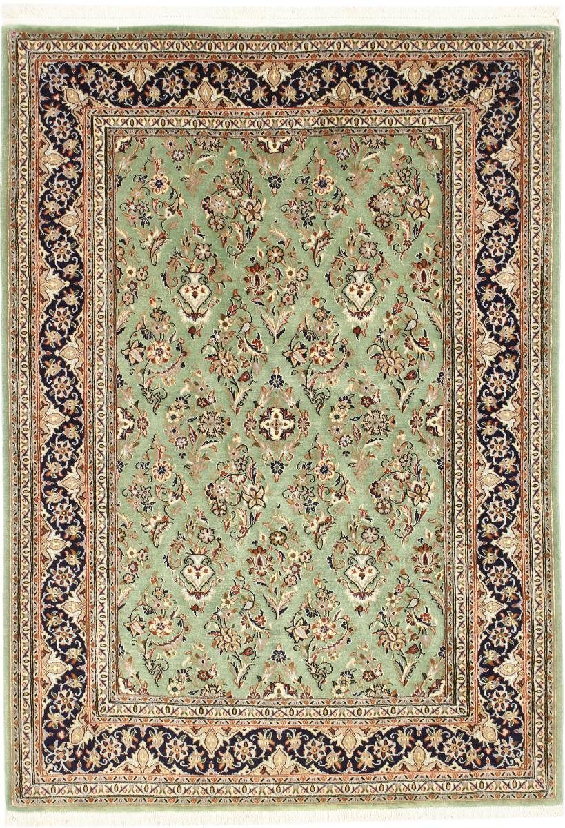 Orientteppich Keshan 135x193 Handgeknüpfter Orientteppich / Perserteppich, Nain Trading, rechteckig, Höhe: 12 mm