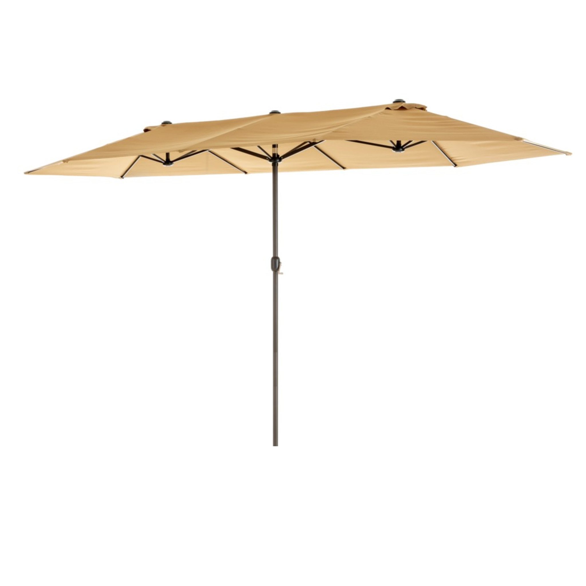 Solax-Sunshine Sonnenschirm XXL-Oval-Sonnenschirm, ca. 4,6 x 2,7 m- Beige, XXL-Oval-Sonnenschirm, ca. 4,6 x 2,7 m- Beige