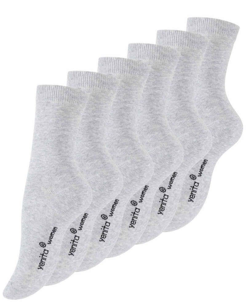 Yenita® Socken (6-Paar) in angenehmer Bio-Baumwollqualität