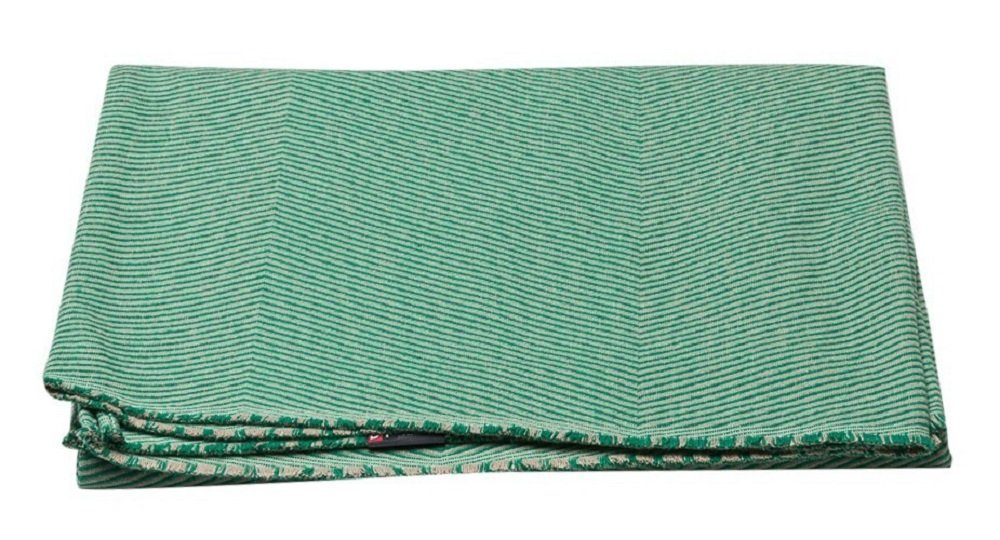 Überwurf Wohndecke Bett Divan Nova 140 DAVID Smaragd cm, 200 x FUSSENEGGER 'Fischgrät'