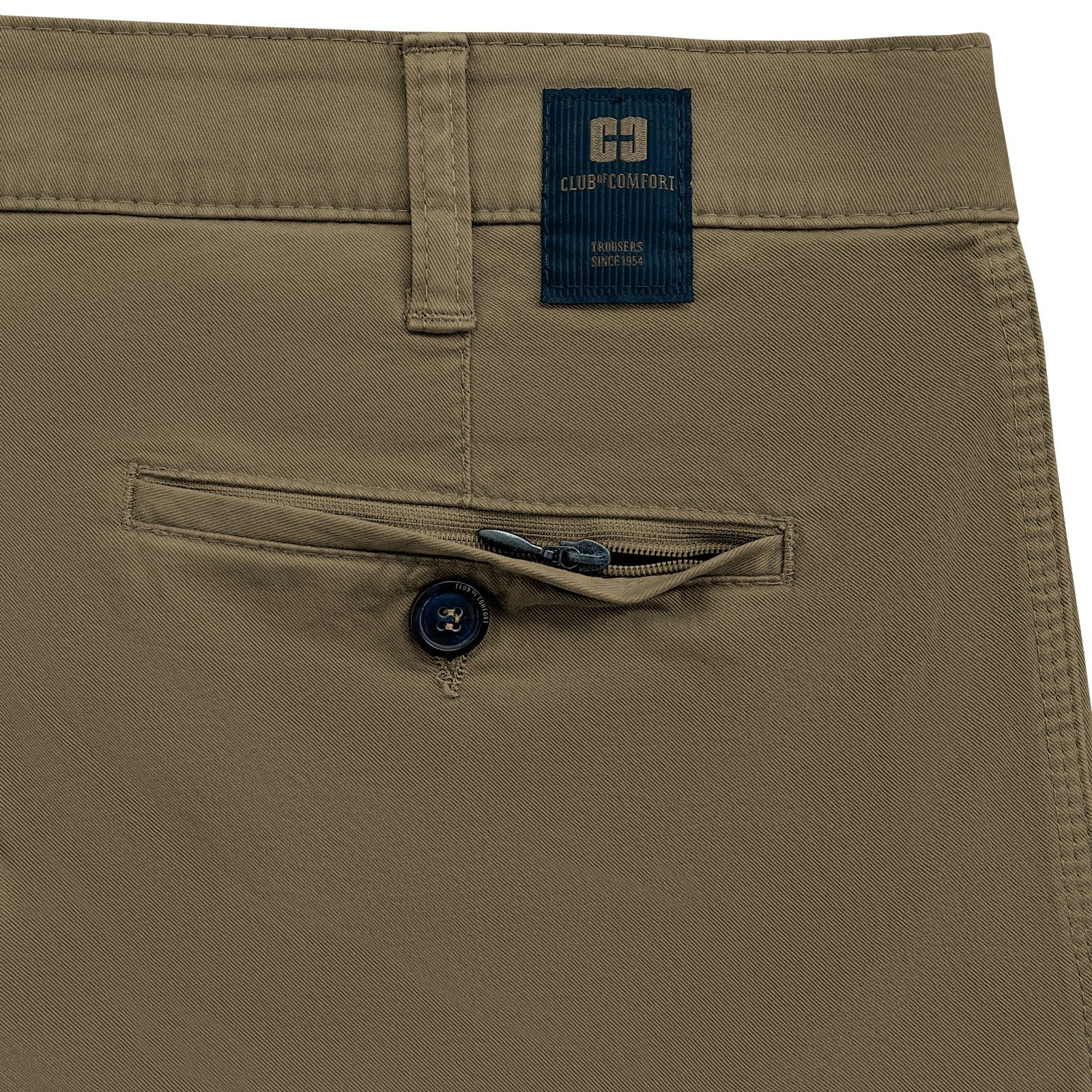 Club of Comfort Stretch-Hose XXL Club of Comfort Stretchhose Denver hellbraun