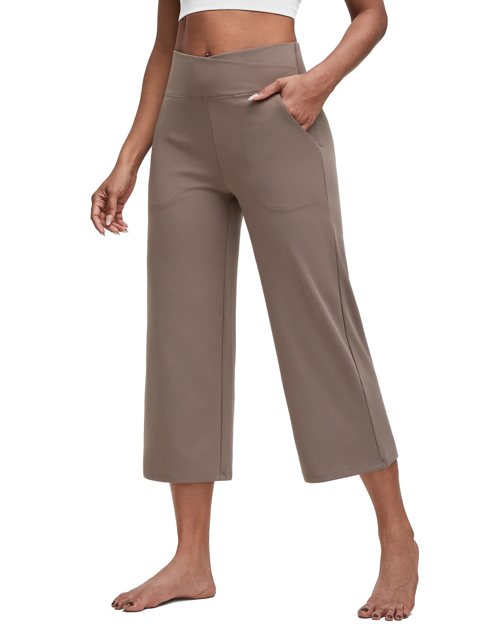 G4Free Yogahose Damen Bootcut Yoga House Hohe Taille mit Taschen Weites Bei günstig online kaufen