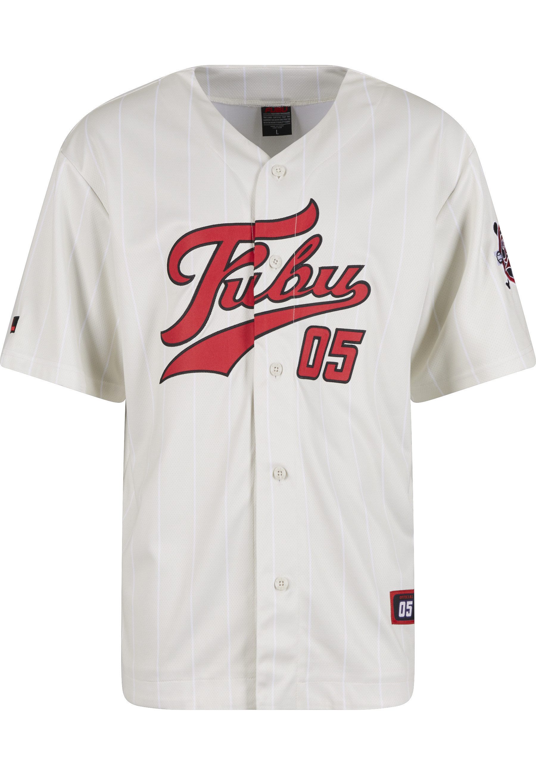 Fubu Langarmhemd Fubu Fubu Varsity Baseball Jersey (1-tlg)