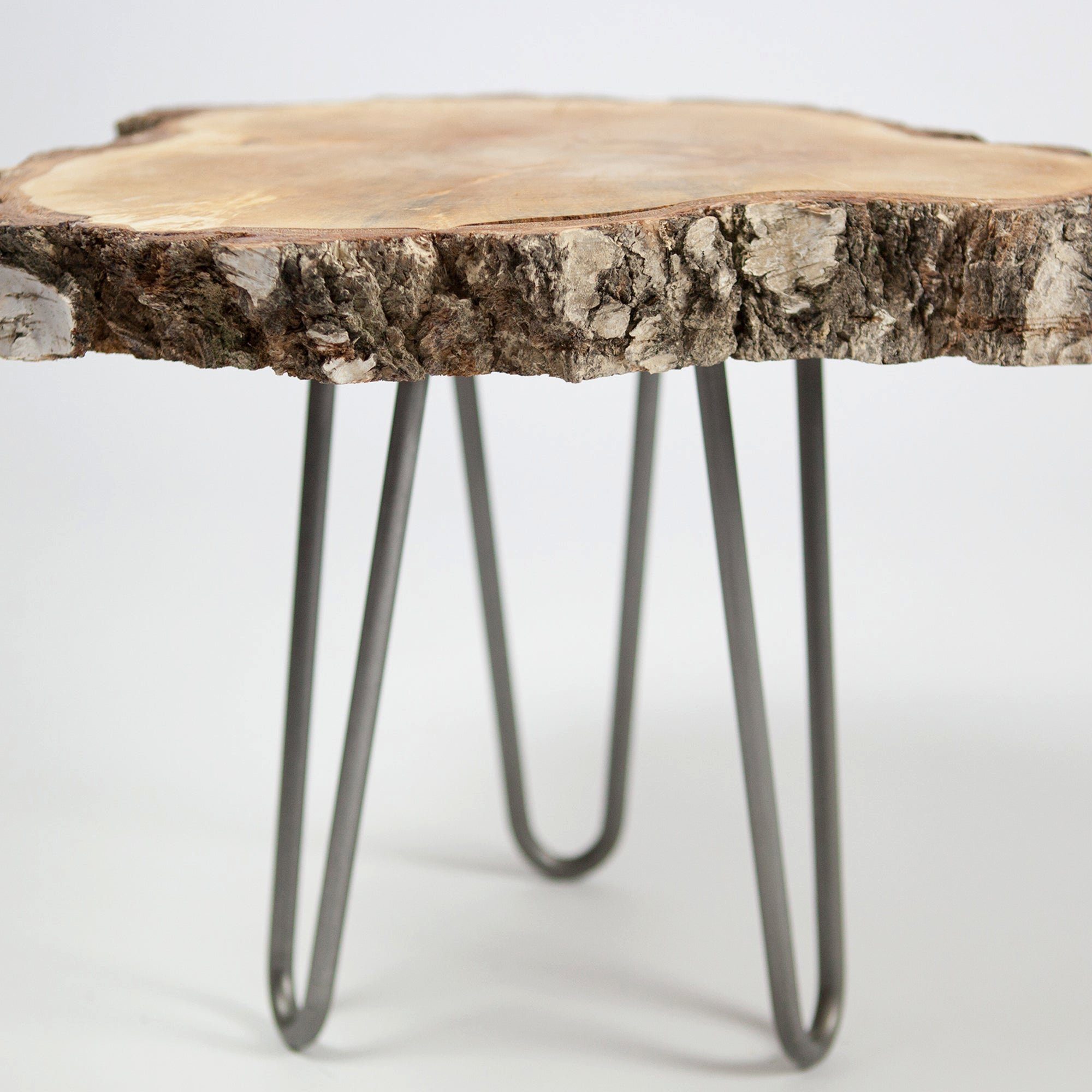 Natural Goods Berlin Tischbein 3er Set HAIRPIN Legs, Haarnadelbeine, Möbelfüße, Industrial Anthrazit (geölt)