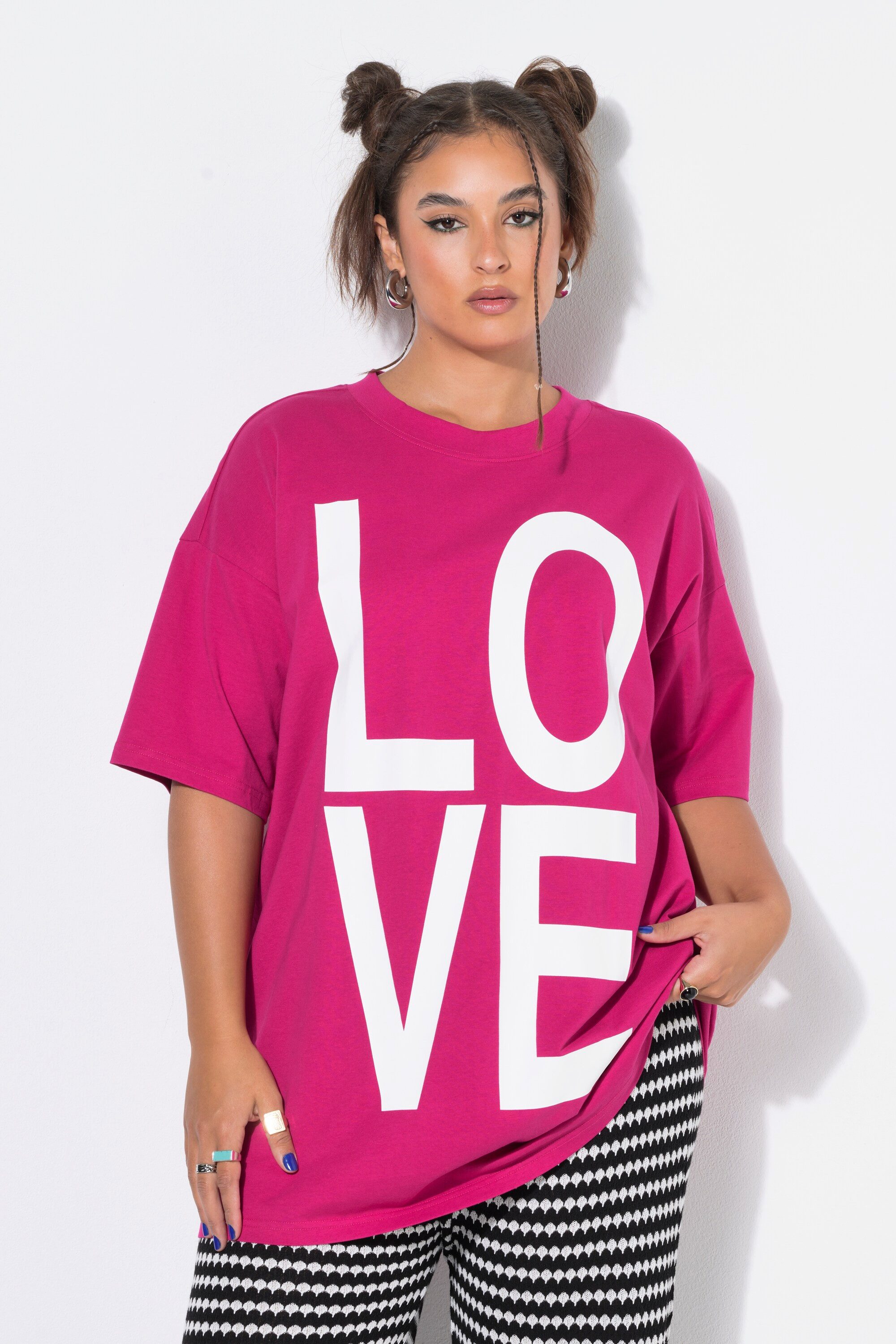 Studio Untold T-Shirt T-Shirt oversized LOVE Halbarm