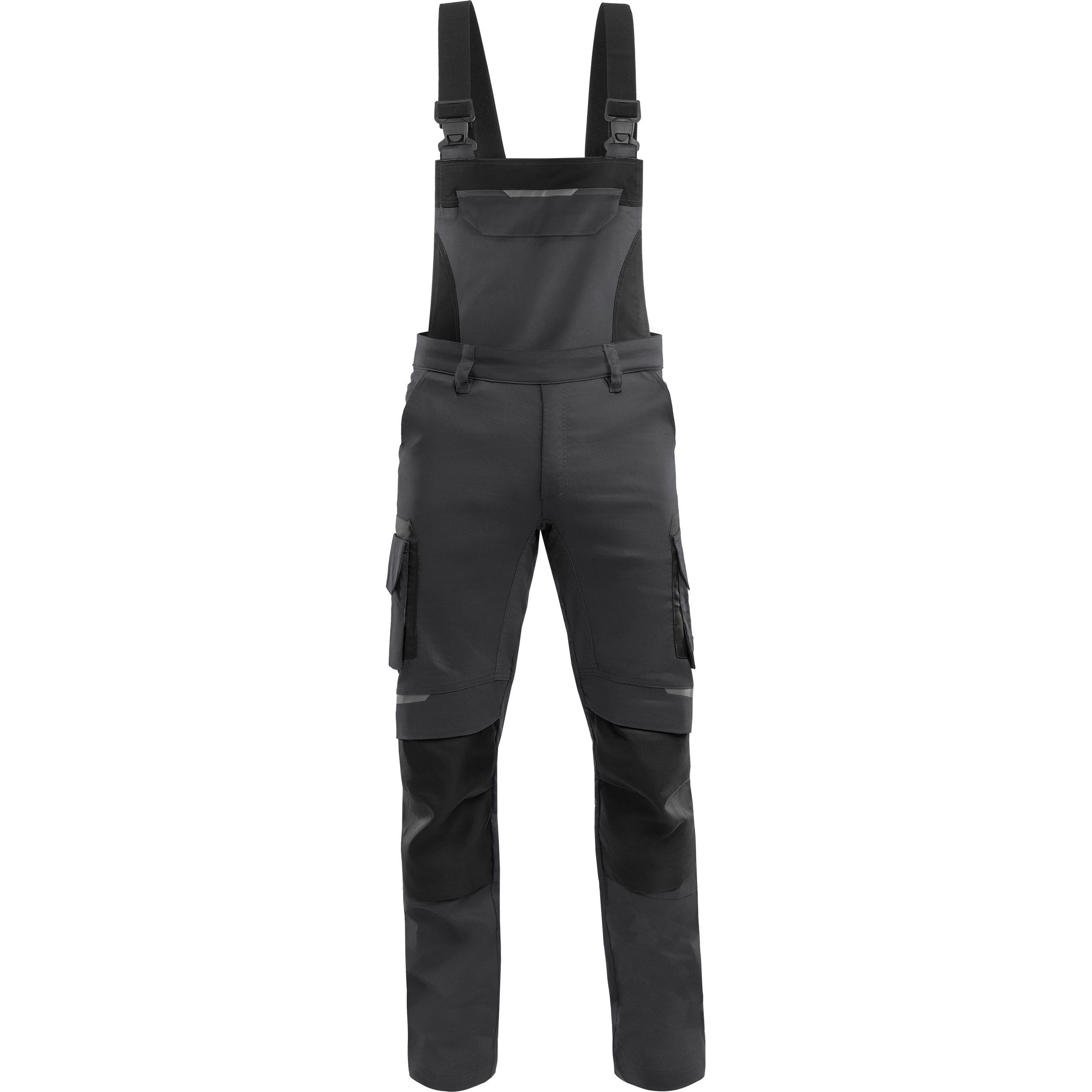 Qualitex Workwear Arbeitslatzhose Herren Stretch-Arbeitslatzhose – Cordura, Handwerker Latzhose (1-tlg) 6 Taschen, ergonomische Schnitt & maximal Bewegungsfreiheit für Profis