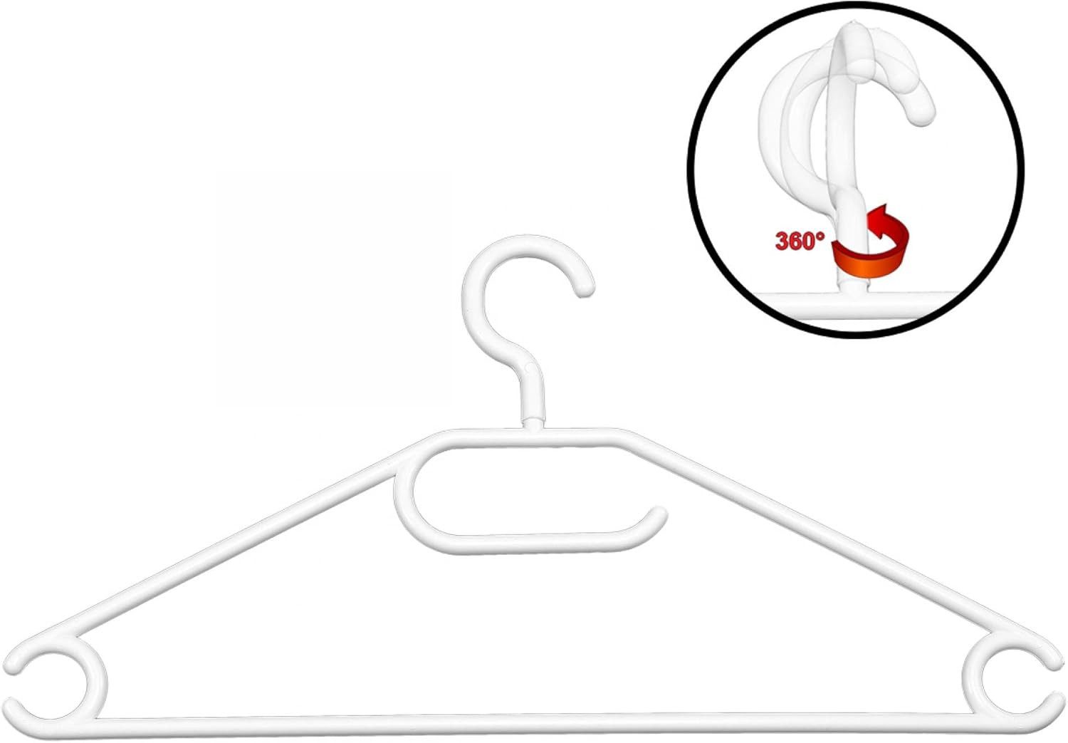 Centi Mehrfach-Kleiderbügel Kleiderhänger mit drehbaren Haken, (Set, 100-tl günstig online kaufen