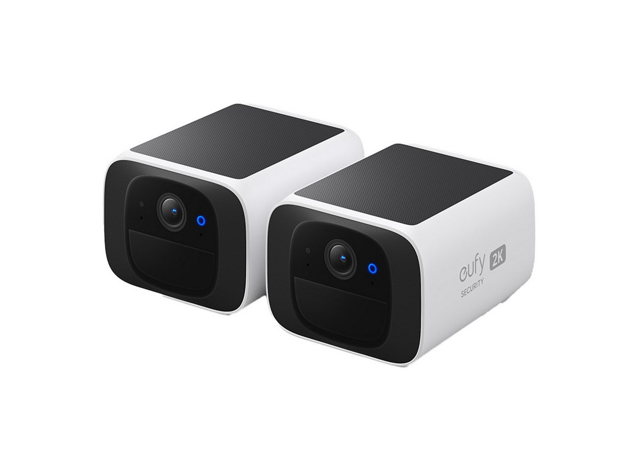 eufy Überwachungskamera Cam Solo S220 (2 Pack) (Überwachungskamera außen, 2K-Auflösung)