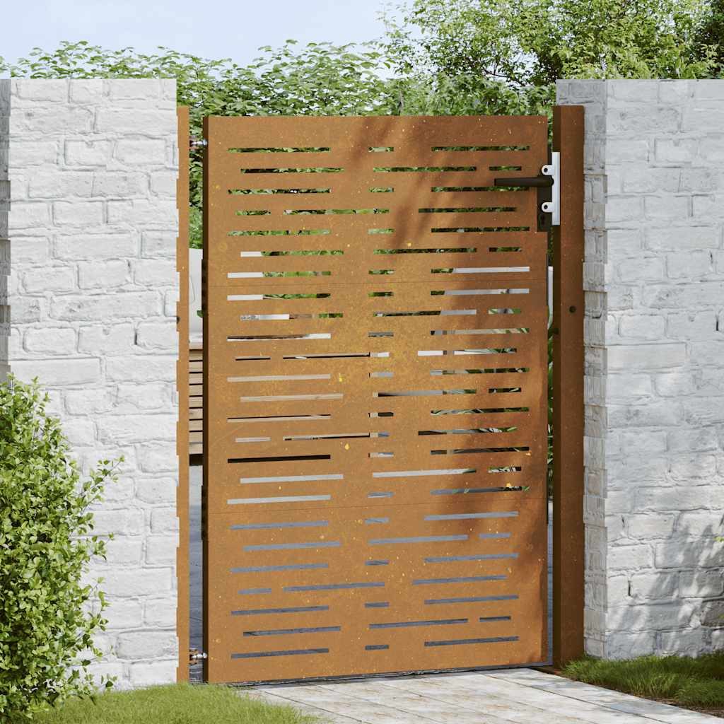 vidaXL Gartentor Gartentor 105x130 cm Cortenstahl günstig online kaufen