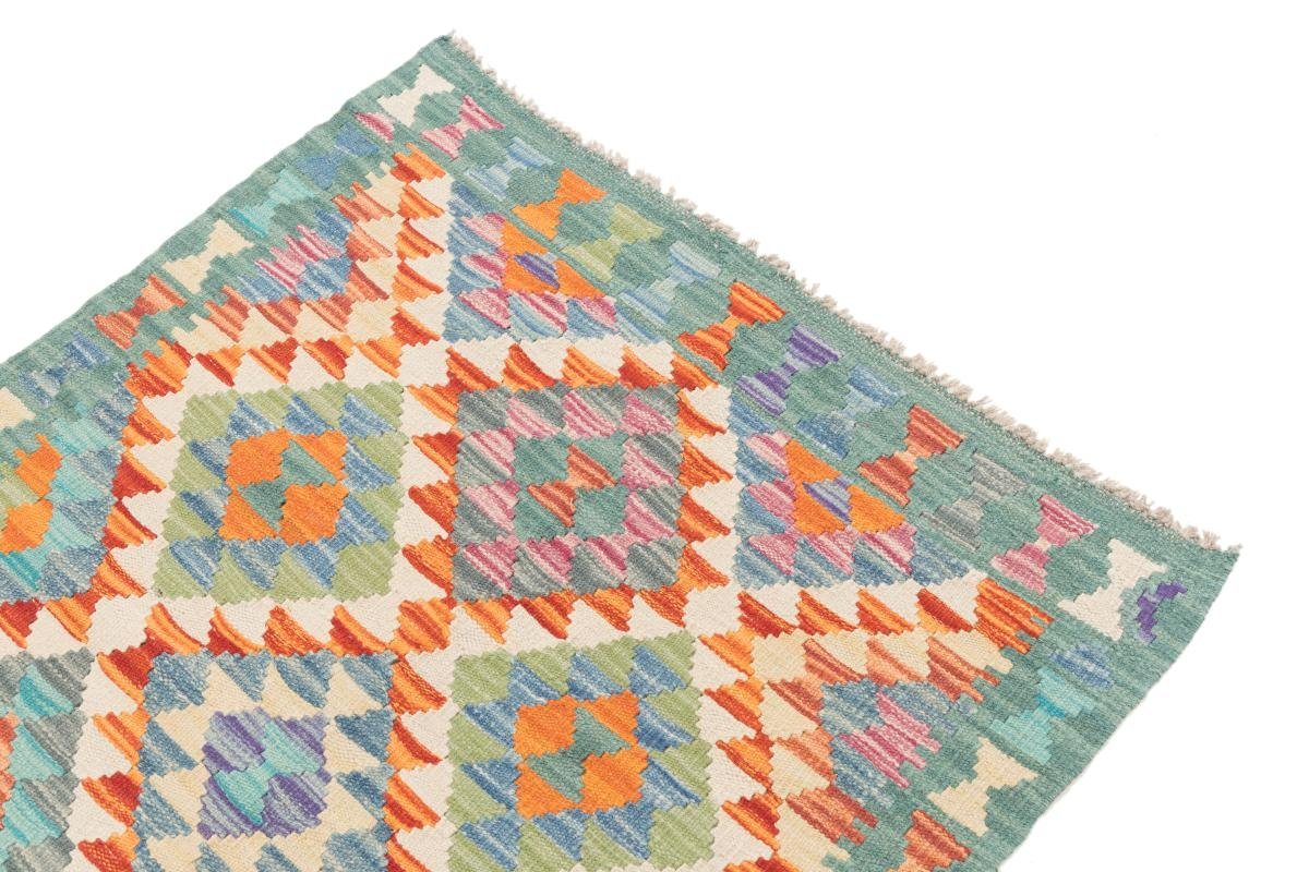 Orientteppich Kelim Afghan rechteckig, Trading, mm Nain 88x121 Orientteppich, 3 Höhe: Handgewebter
