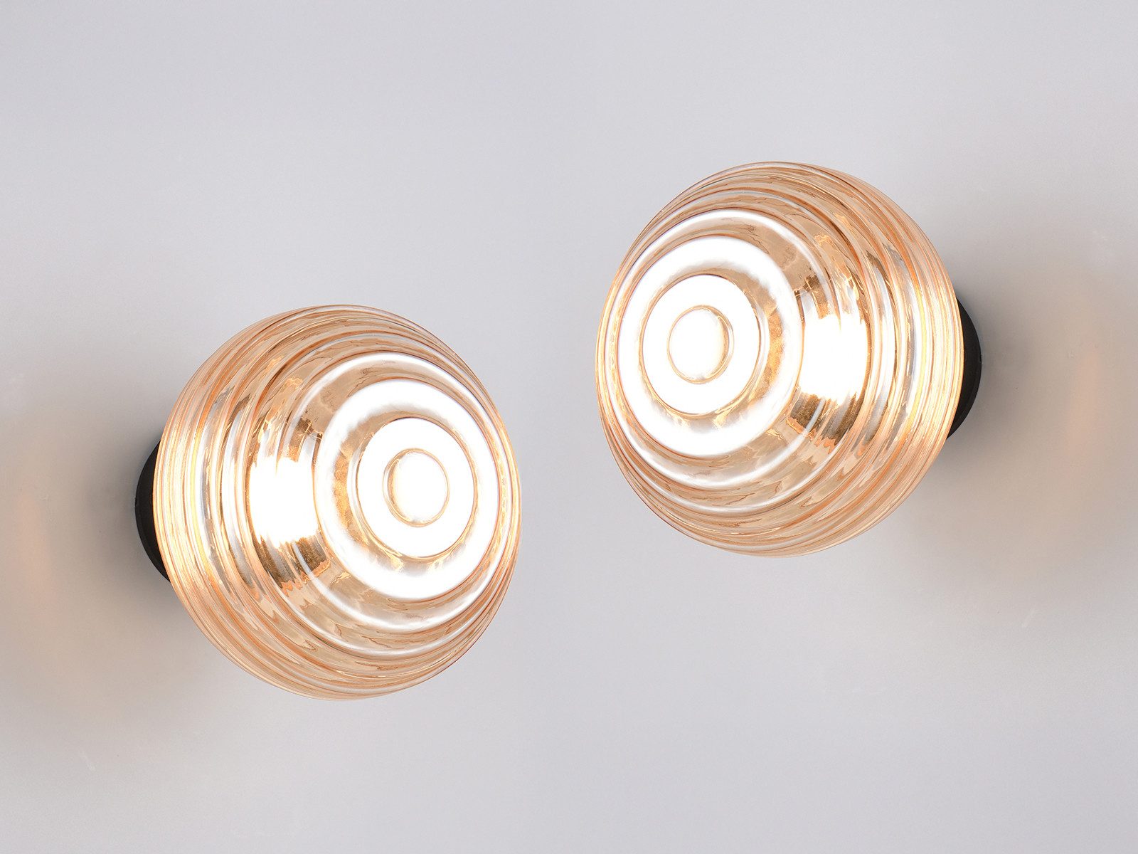 Reality Leuchten LED Wandleuchte, Dimmfunktion, LED fest integriert, Warmweiß, 2er SET kabel-lose Akku Wand-Beleuchtung ohne Strom-Anschluss Ø 15,5cm
