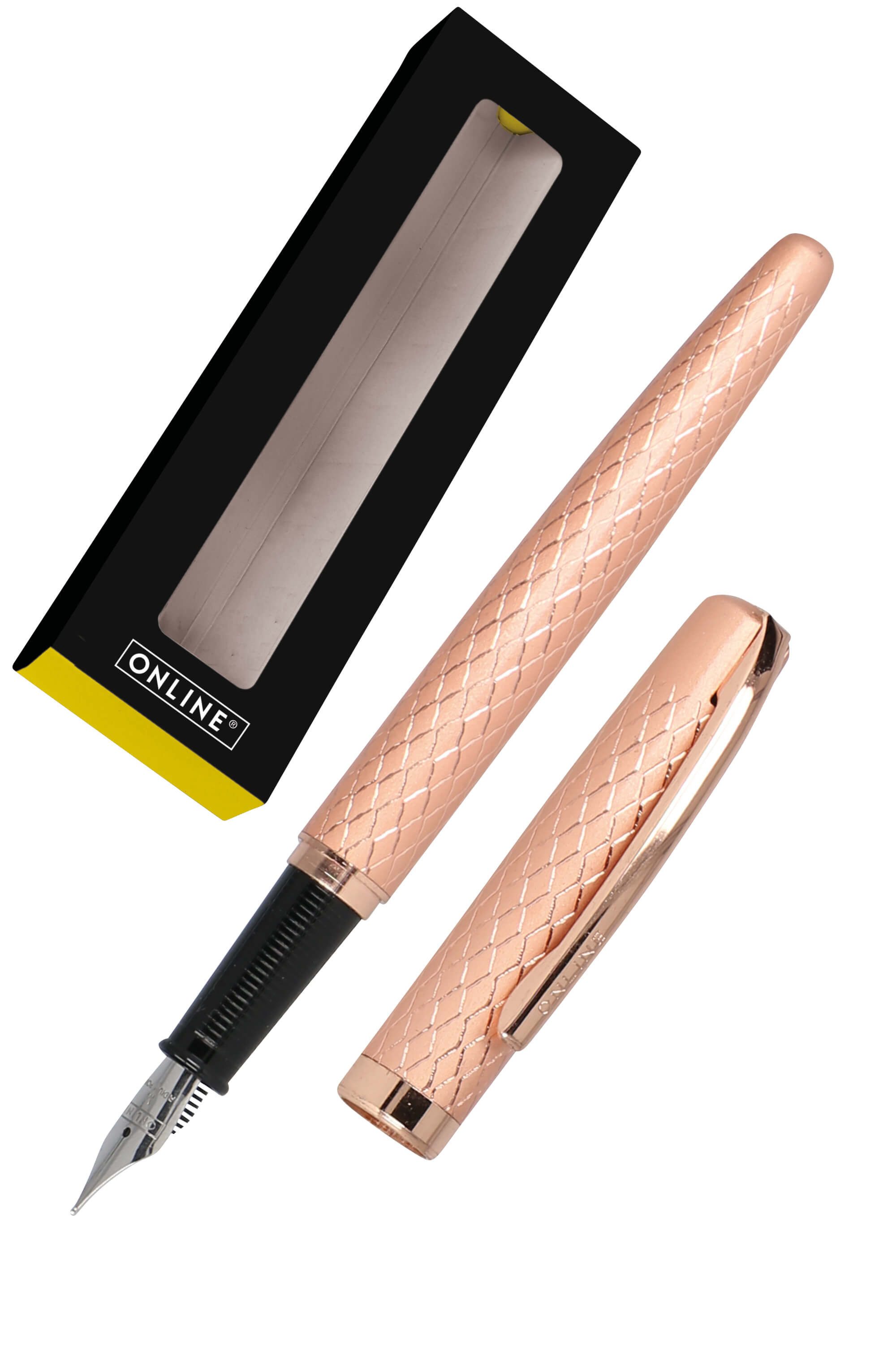 Online Pen Füller Eleganza Füllhalter, (aus Metall, Federstärke medium), in Geschenkbox